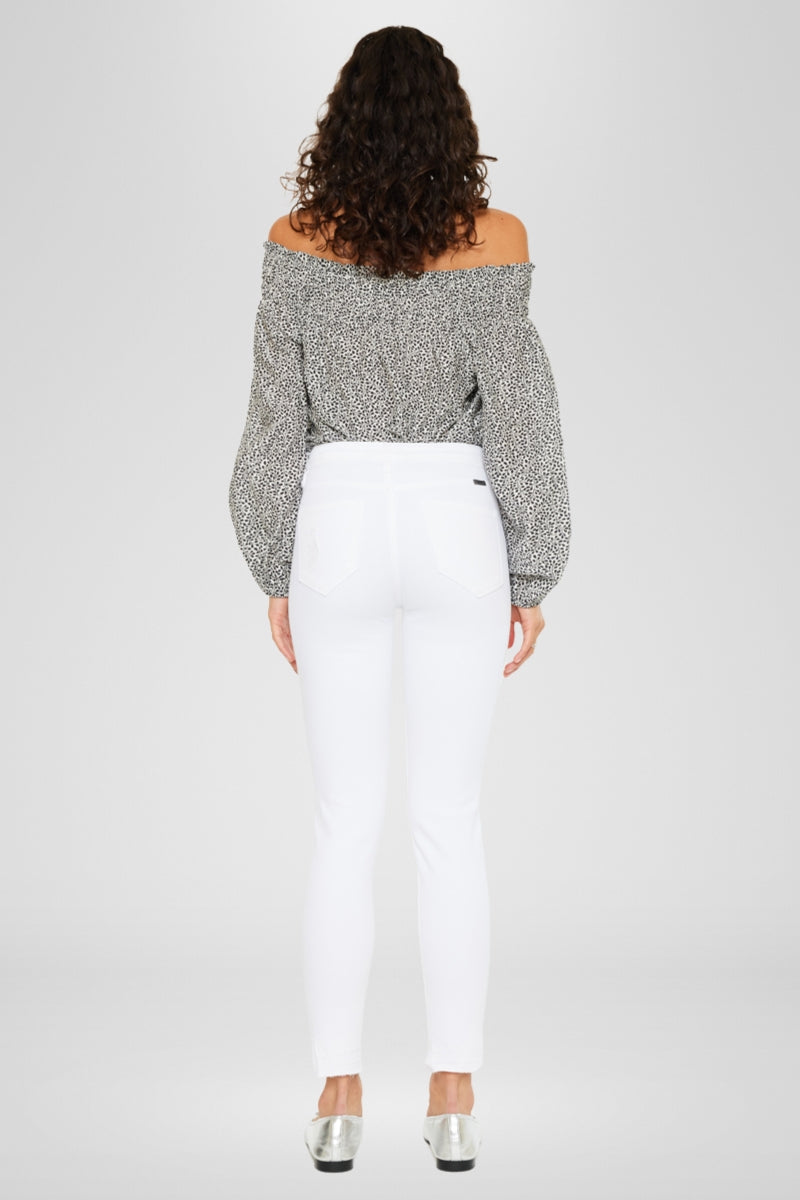 Kendra High Rise Ankle Skinny Jeans for Women - Stretchy Denim Pants, Slim Fit, Comfortable & Trendy | Perfect for Casual Wear, Office & Night Out