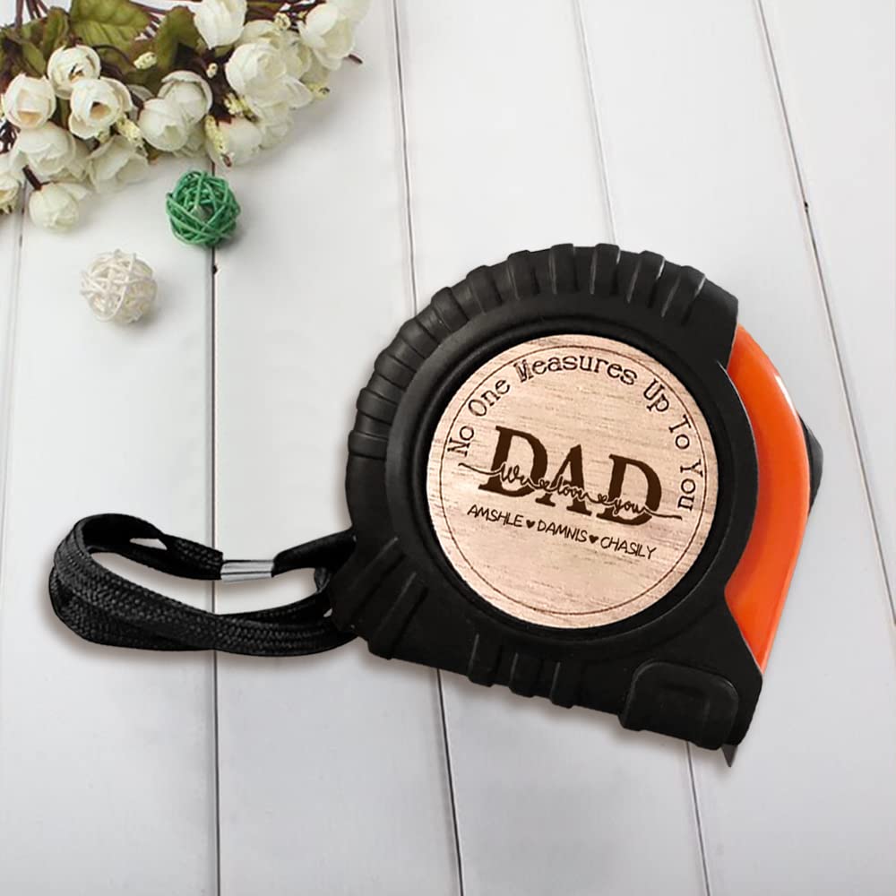 Custom Personalized Tape Measure for Dad - Engraved 