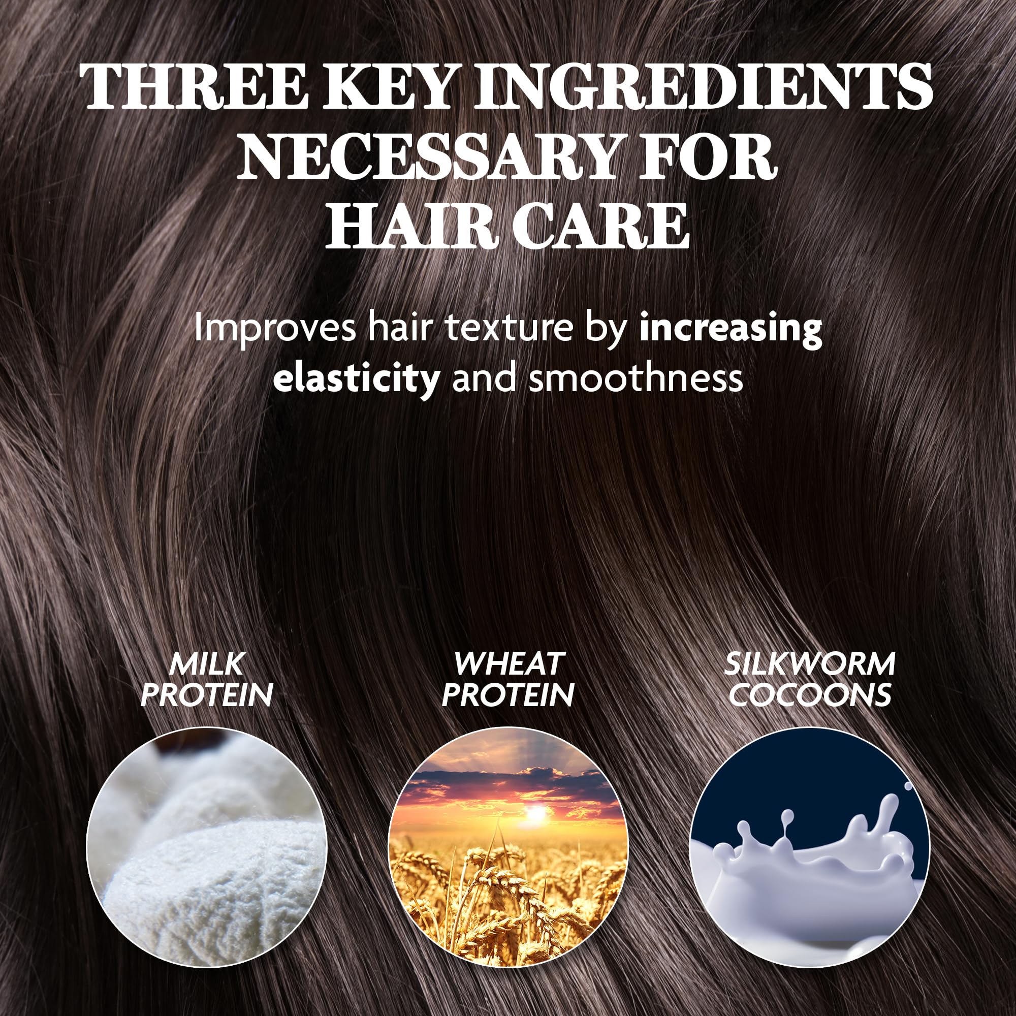 HAIR PLUS Protein Bond Water Essence for Hair 200ml | Frizz Control & Hair Repair Serum for Damaged Hair | Korean Hair Growth Treatment Spray | Perfect for Daily Hydration & Salon-Quality Results at Home