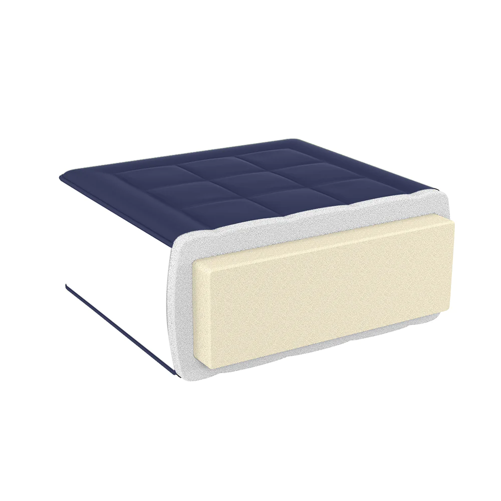 MAXYOYO 6-Inch Extra Thick Floor Futon Mattress - Japanese Style Square Quilted Tatami Bed in Navy Blue | Perfect for Small Spaces, Guest Rooms & Minimalist Home Decor