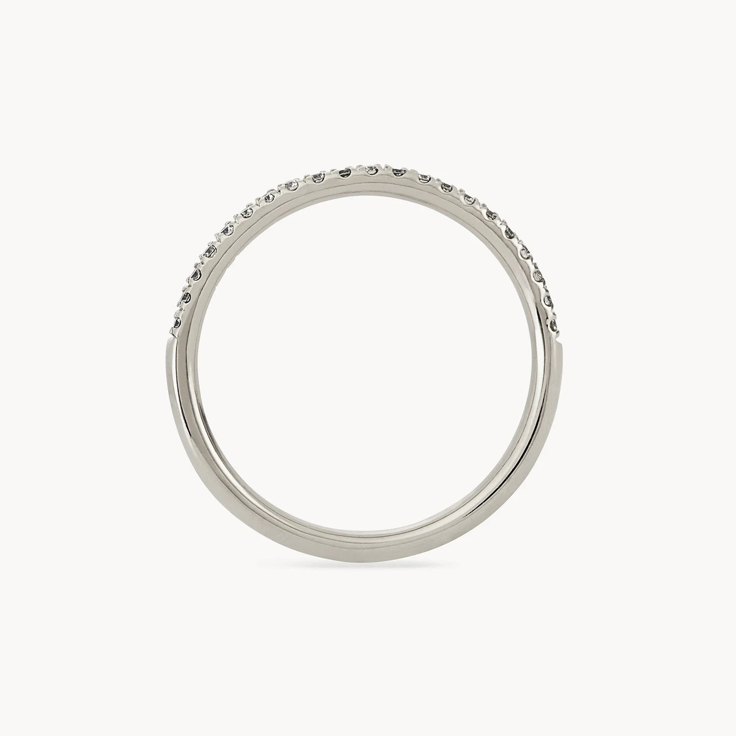 14K White Gold Endalaus II Ring with White Diamonds - Elegant Wedding, Engagement & Anniversary Jewelry Gift for Women