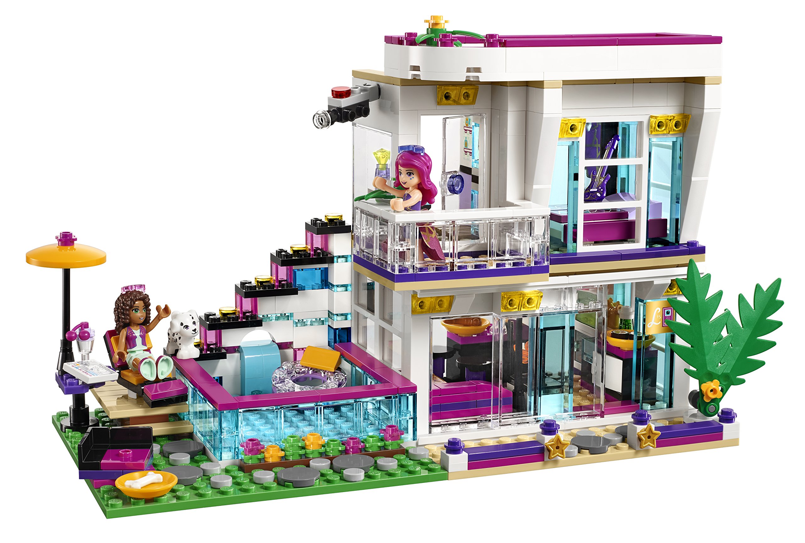 LEGO Friends Livi's Pop Star House Building Kit - 597 Pieces Creative Construction Toy for Kids Ages 6-12 | Perfect for Birthday Gifts & Pretend Play Scenes