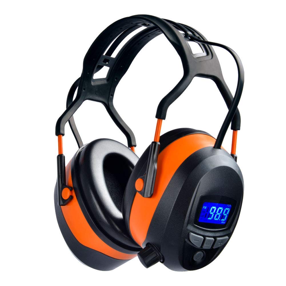 Gardtech Bluetooth Safety Earmuffs - NRR 29dB Noise Cancelling Wireless Hearing Protection with Built-in Radio - Perfect for Lawn Mowing, Construction Work & Shooting Range Safety