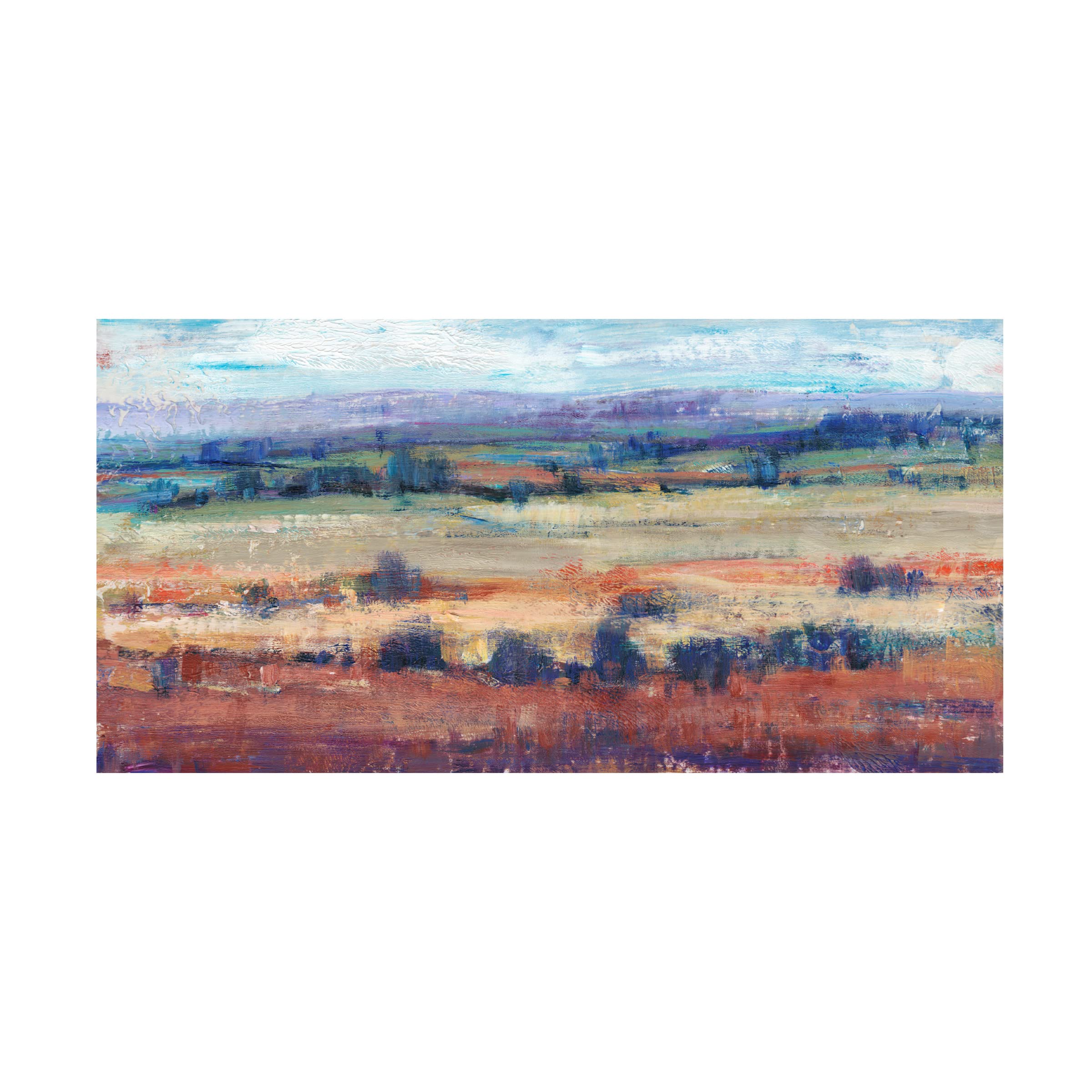 Trademark Fine Art 'Temperate Terrain II' Landscape Canvas Wall Art by Tim O'Toole - Perfect for Living Room, Bedroom & Office Decor