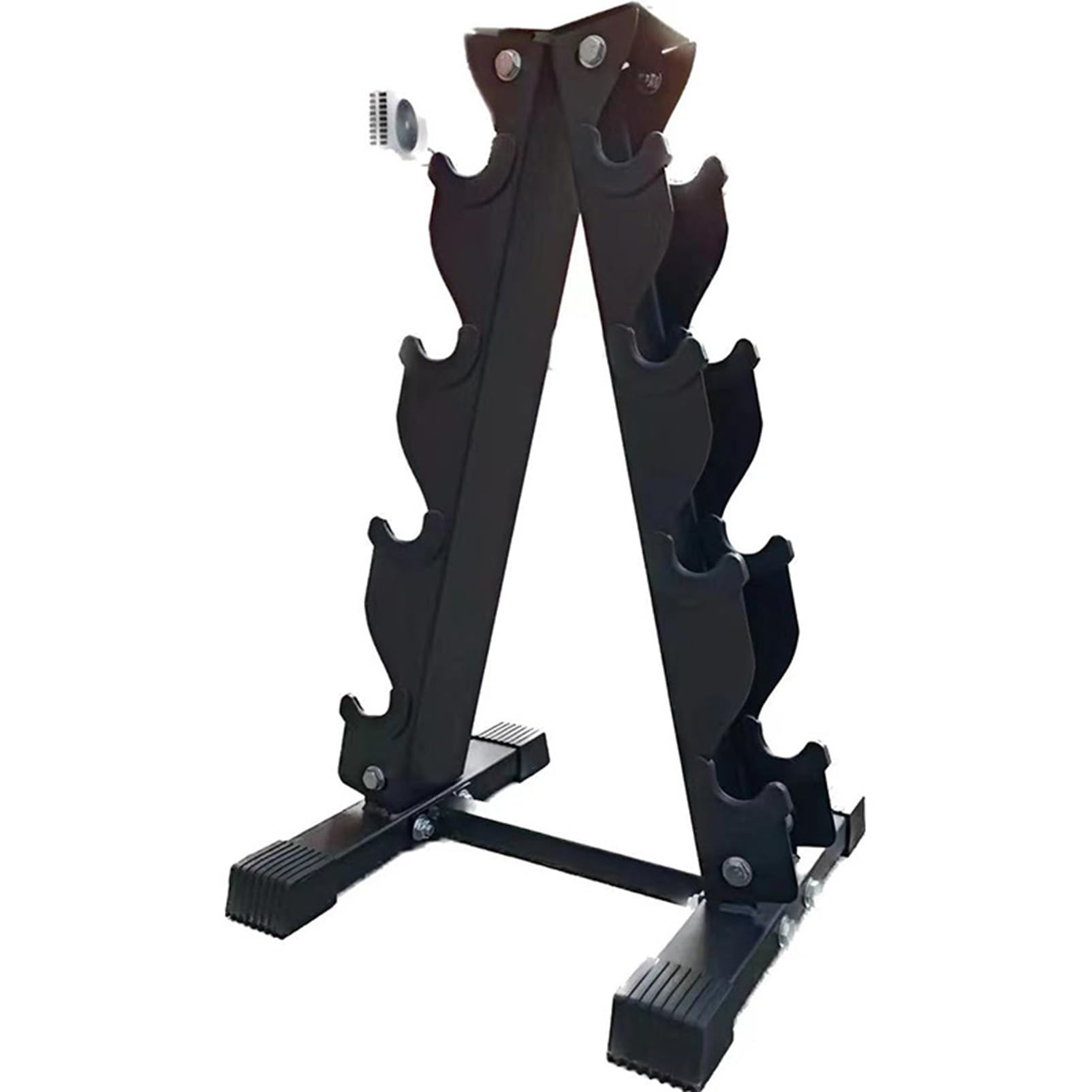 5/4/3 Tier Dumbbell Rack - Heavy Duty Weight Storage Stand for Home Gym, Dumb Bell Holder Organizer with Large Capacity, Space Saving Tree Rack & Weight Tower for Workout Equipment (Perfect for Garage, Basement or Fitness Room Organization)