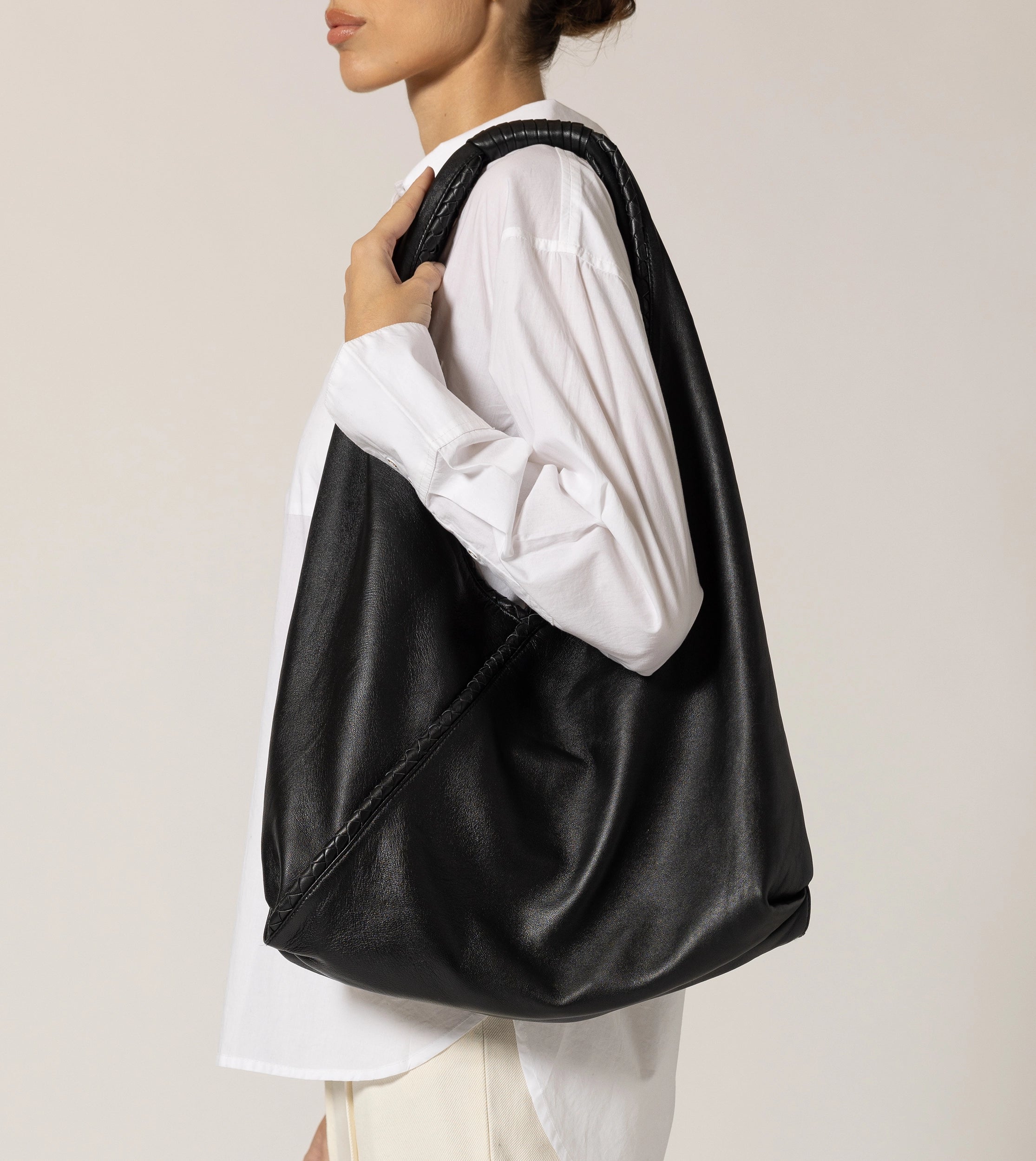 Bryant Hobo Bag for Women - Stylish Black Leather Shoulder Purse | Perfect for Work, Travel & Everyday Use