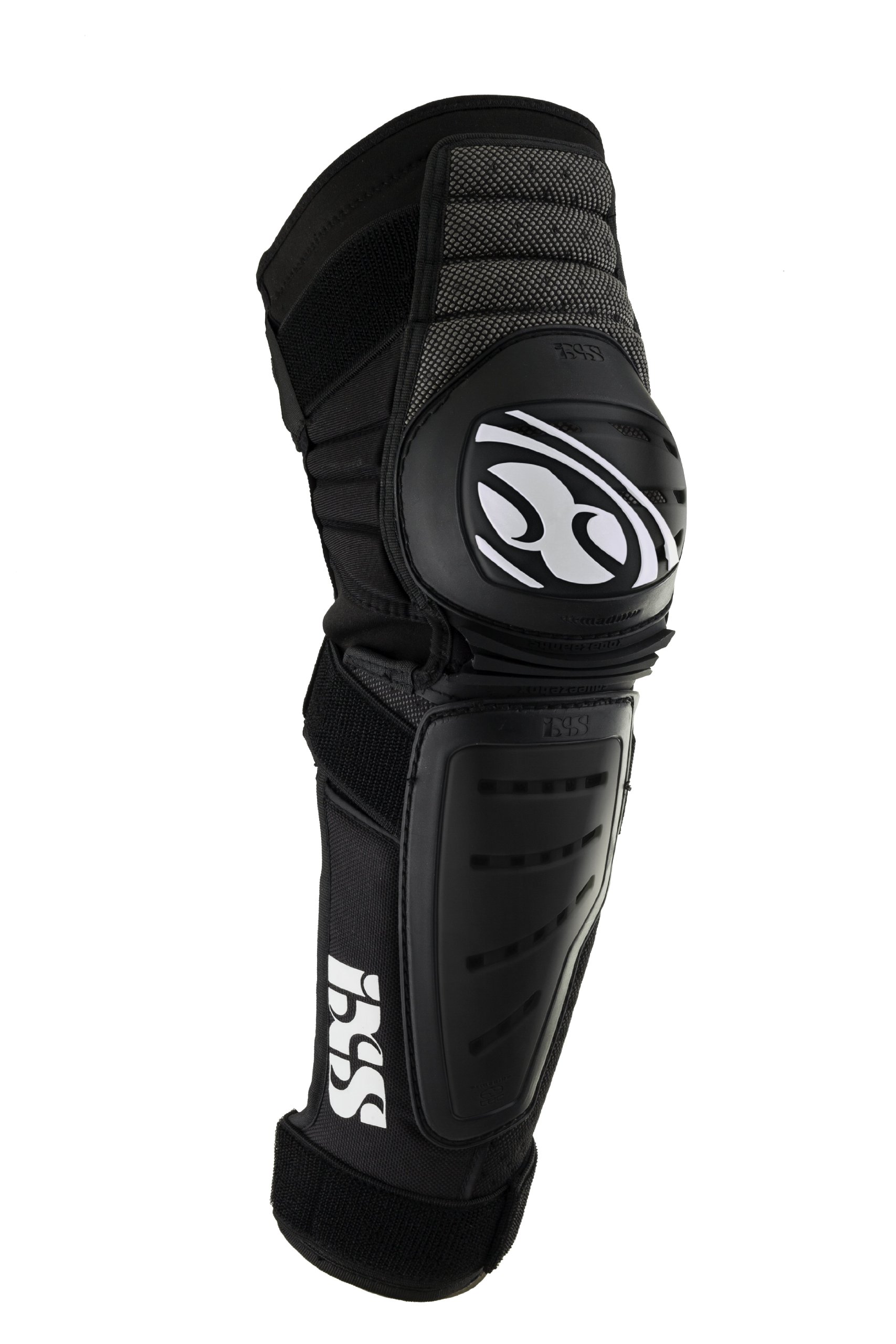 iXS Cleaver Knee & Shin Guard - Black - Mountain Bike Protective Gear for Men & Women - Ideal for Downhill, Trail Riding & BMX Cycling