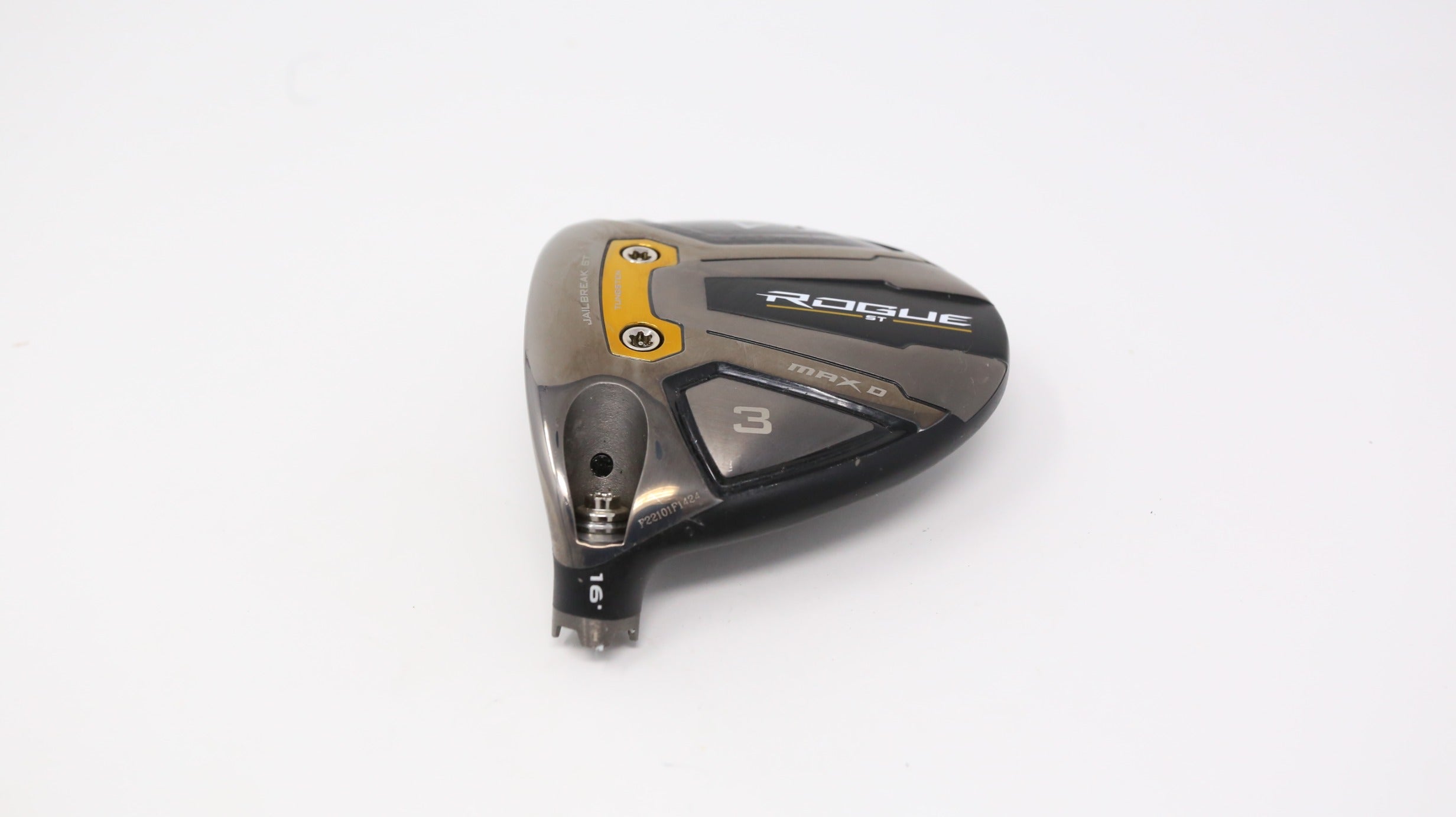 Used Callaway Rogue ST Max Draw Fairway Wood 16° Left Handed Golf Club Head Only - Perfect for High Handicappers & Draw Bias Shots on the Fairway