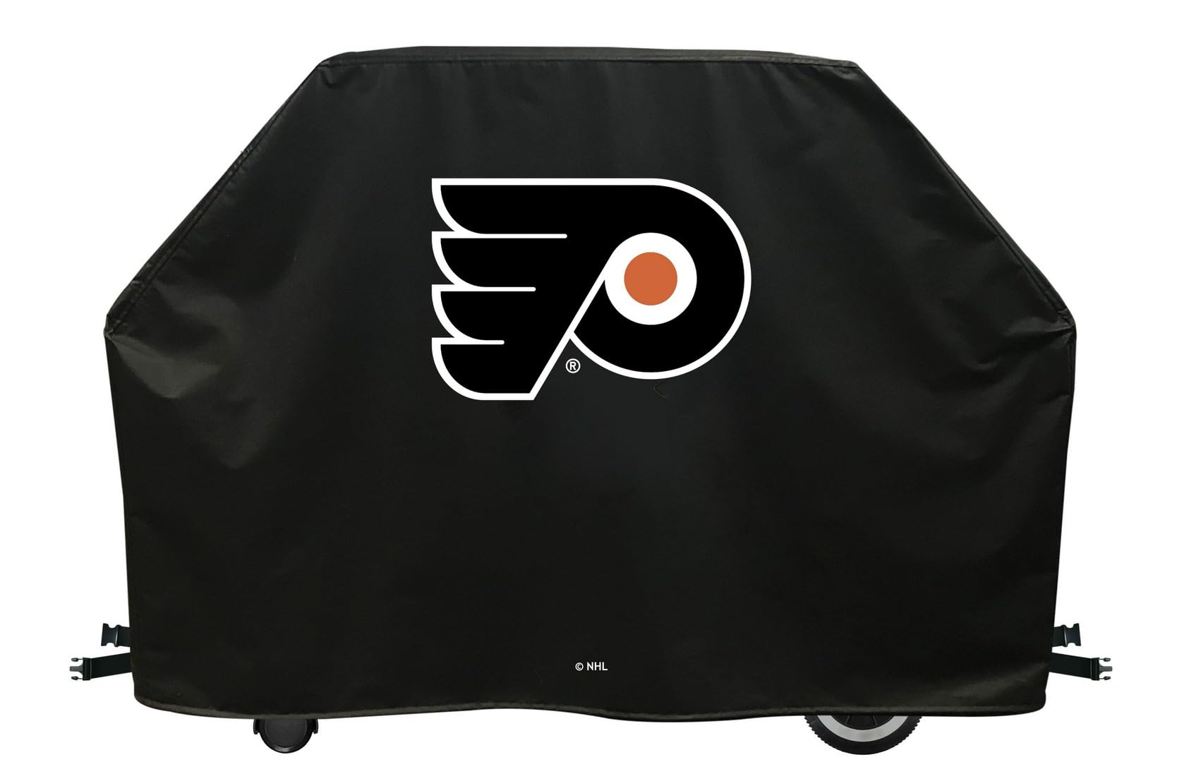 Holland Bar Stool Co. Anaheim Ducks Officially Licensed Grill Cover - Waterproof BBQ Grill Cover for Outdoor Cooking, Tailgating & Game Day Parties
