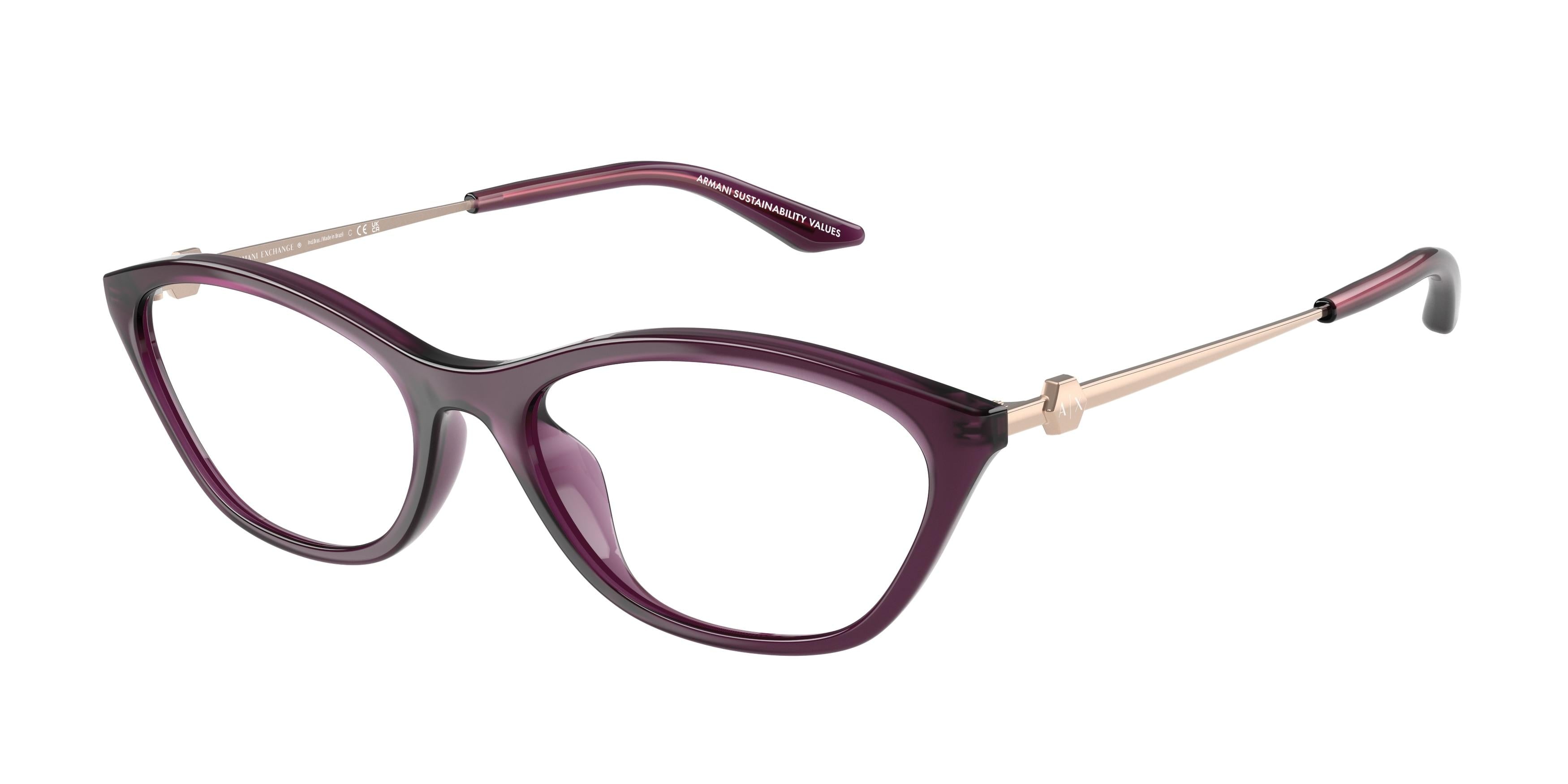 Armani Exchange 3121U Eyeglasses for Men & Women - Stylish Designer Frames with UV Protection - Perfect for Work, Reading & Fashion Accessories