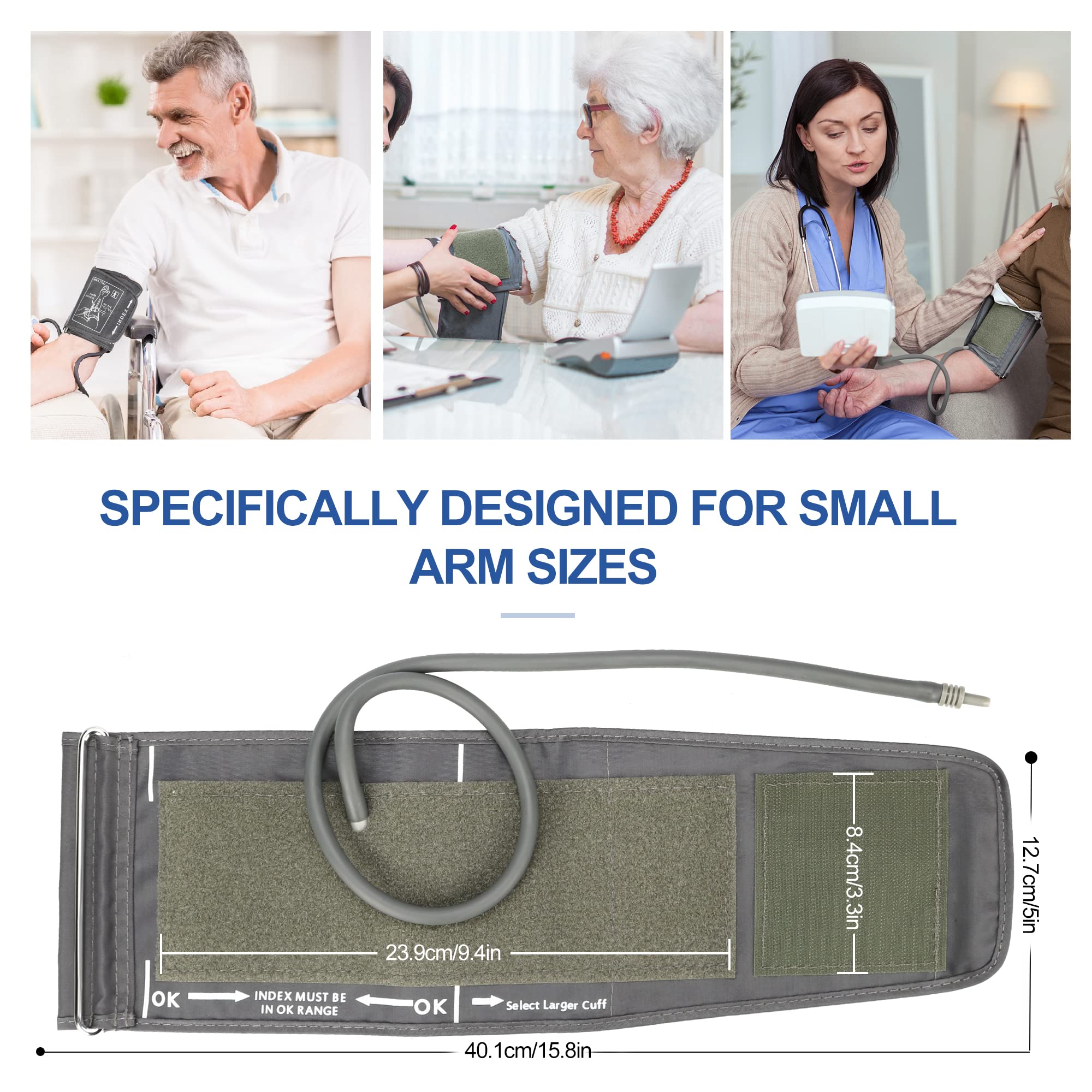 Small Blood Pressure Cuff Replacement for Thin Arms 5.9