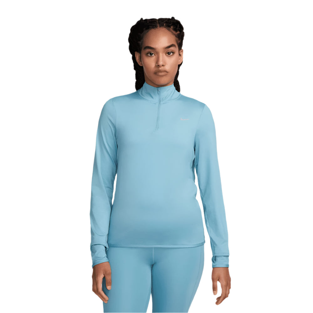 Nike Women's Dri-FIT Swift Element UV Half Zip Running Top - Lightweight Moisture-Wicking Sun Protection for Outdoor Workouts & Jogging