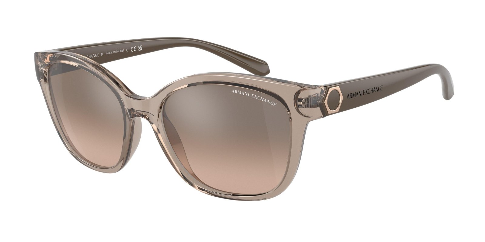 Armani Exchange 4127S Polarized Sunglasses for Men & Women - UV Protection, Fashionable Aviator Style - Perfect for Driving, Beach & Outdoor Activities