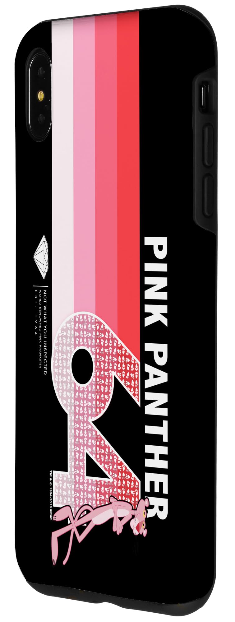 iPhone XS Max Pink Panther 64GB Logo Case - Durable Protective Cover for Everyday Use & Travel