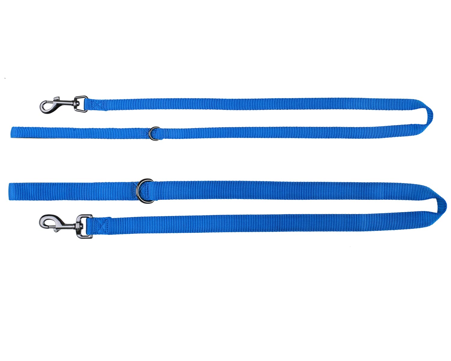 Premium 4ft Reflective Dog Leash with Comfort Padded Handle - Durable Nylon Lead for Small & Medium Dogs - Walking, Training, Hiking, Jogging, Camping & Outdoor Adventures (Classic Blue, 4ft Length × 5/8