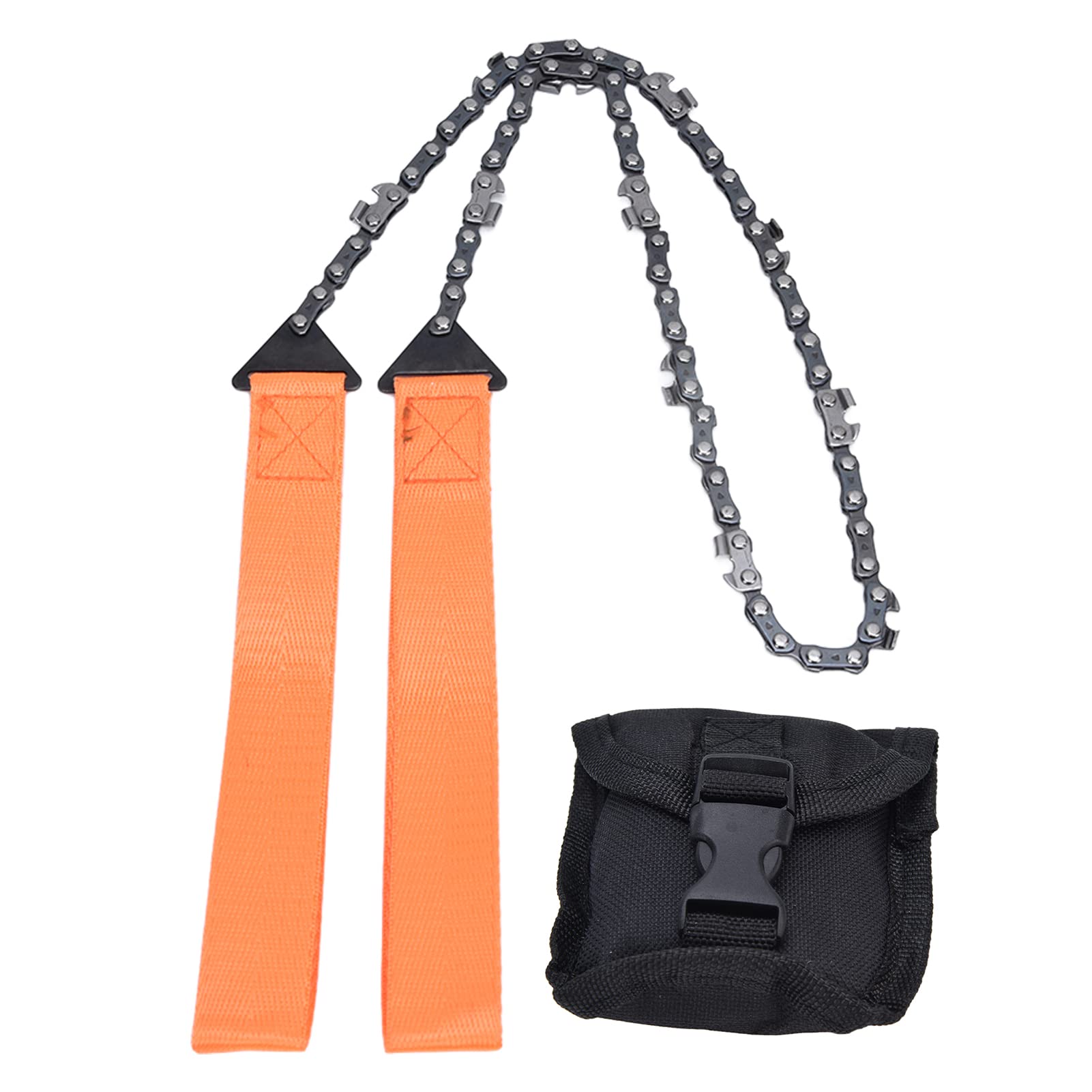 EVTSCAN 40 Inch Pocket Chainsaw - 35 Teeth Manganese Steel Blade with Nylon Handles | Portable Survival Saw for Camping, Hiking, Hunting & Wood Cutting | Perfect for Outdoor Adventures, Emergency Kits & Garden Maintenance