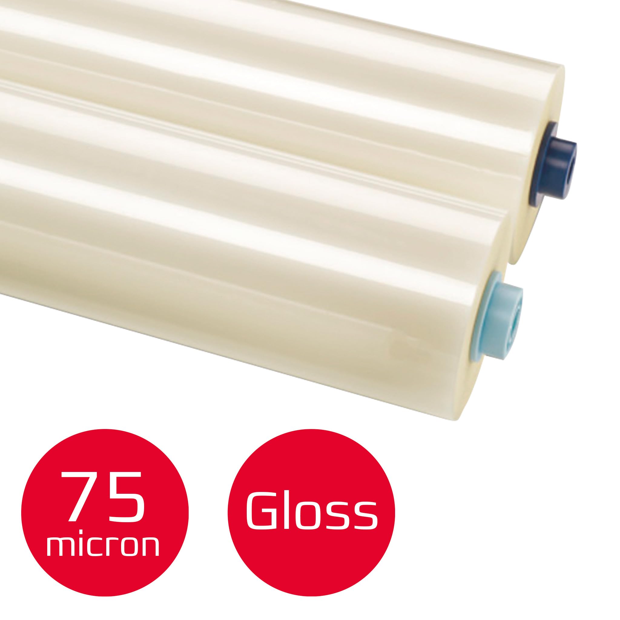 GBC Ezload Laminating Roll Films Gloss Finish (2 Pack) - Professional Quality Laminating Sheets for Documents, Photos & ID Cards - Perfect for Office, School & Home Use