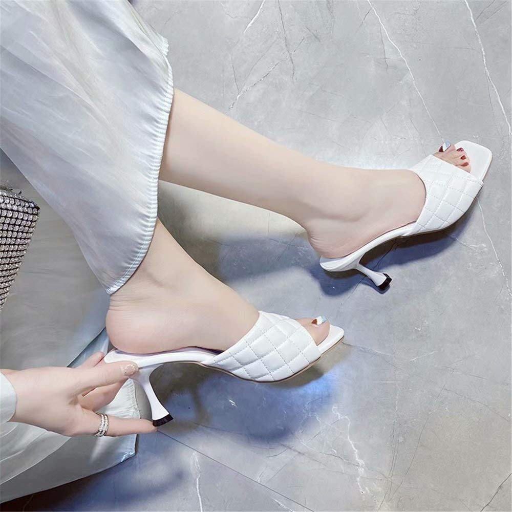 Sexy Women's Stiletto High Heel Sandals - Summer Fashion Slip-On Slippers with Toe Ring | Perfect for Parties, Weddings & Date Nights