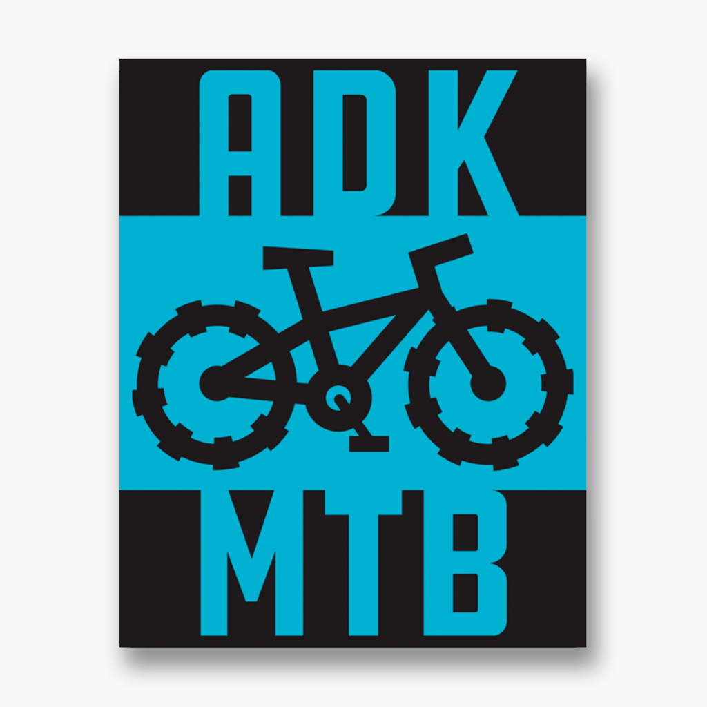 ADK MTB Shredder Stickers - Durable Vinyl Decals for Mountain Bikes, Helmets & Water Bottles - Perfect for Outdoor Enthusiasts & Cycling Adventures