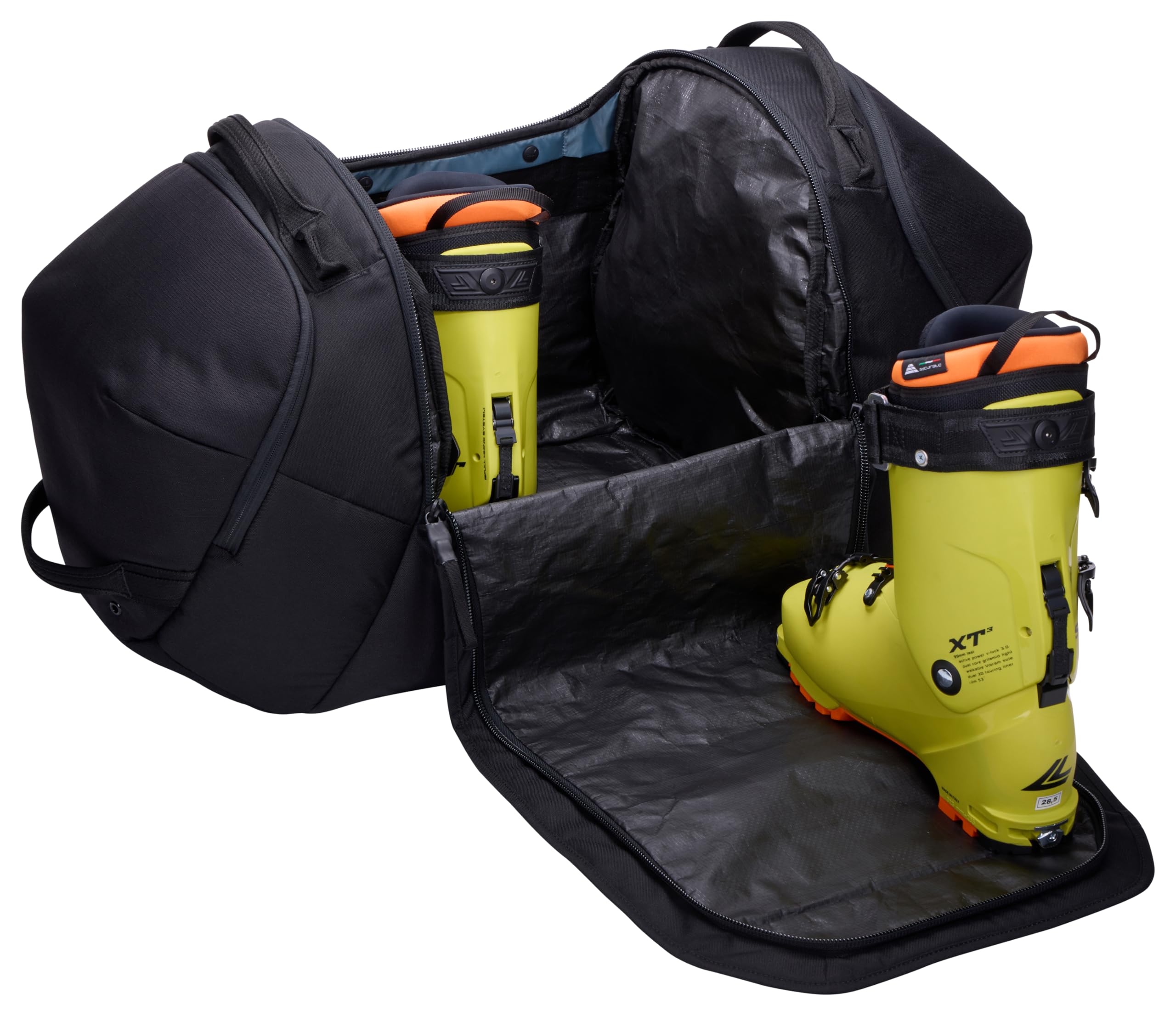 Thule Waterproof Duffel Bag with Adjustable Shoulder Strap - Large Travel Gym Sports Bag for Men & Women - Perfect for Camping, Hiking, Workout & Air Travel (Black)