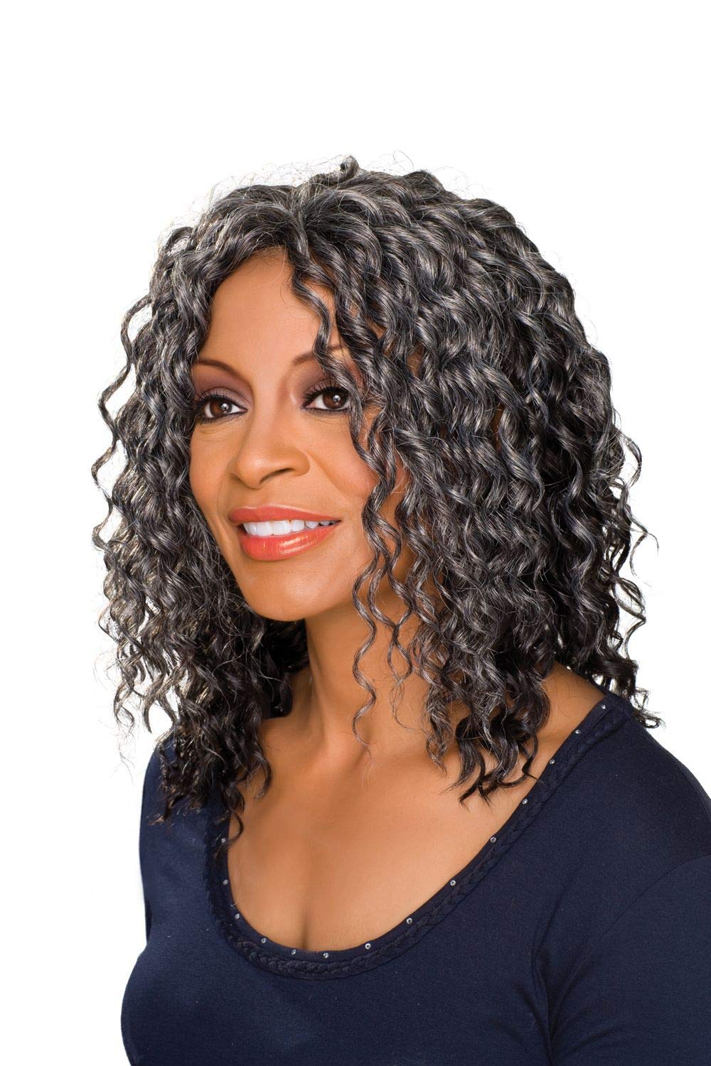 Heat Resistant Synthetic Full Wig - Foxy Silver (Cedella) - 4 Colors Available for Daily Wear & Cosplay