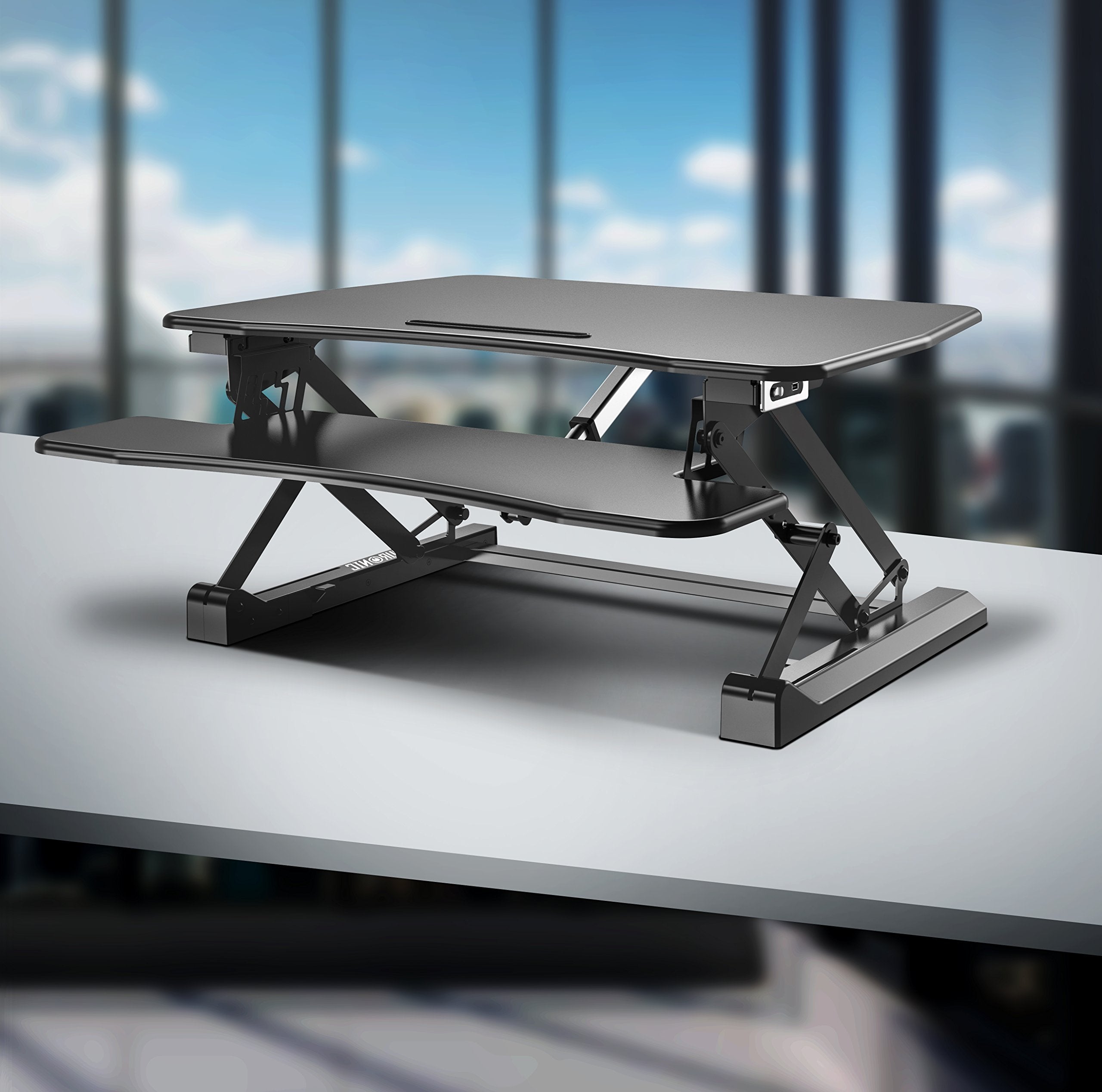 Duronic DM05D8 Electric Height Adjustable Standing Desk - 35.4