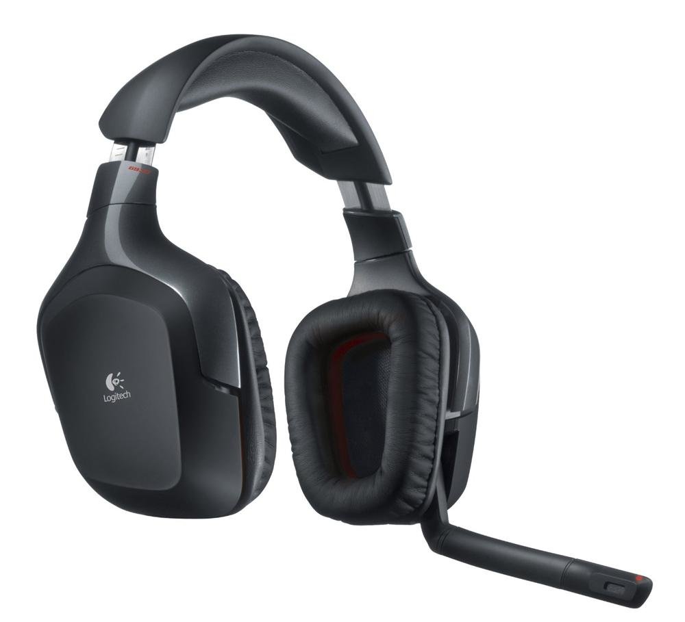 Logitech G930 Wireless Gaming Headset with 7.1 Surround Sound & Noise-Canceling Mic - Comfortable Over-Ear Headphones for PC, PS4, Xbox - Perfect for FPS, Streaming & Online Gaming