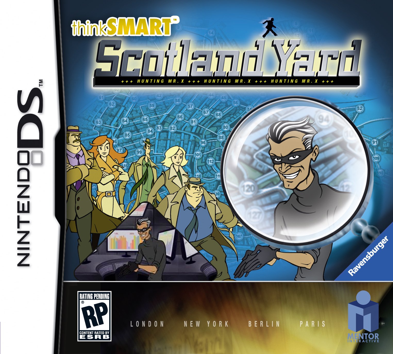 thinkSMART Scotland Yard Detective Game for Nintendo DS - Solve Mysteries & Enjoy Family Game Night