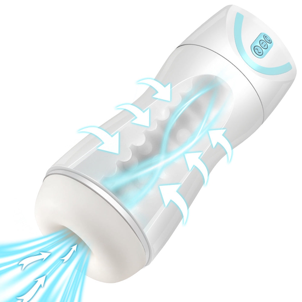 Geri Cup - Suction & Vibration Masturbator for Men & Women, Waterproof & Rechargeable Adult Toy for Solo Play & Couples Use