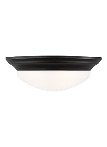 Generation Lighting 75435EN3-112 Nash Modern Two-Light Flush Mount Ceiling Fixture - 14