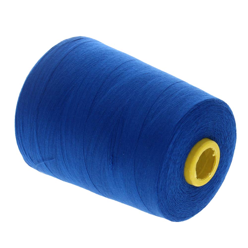 Aicosineg Polyester Serger Thread 402 - 8000 Yards Spool, Royal Blue 291 | High-Quality Embroidery & Sewing Machine Thread for DIY, Hand Repair, Quilting & Garment Construction