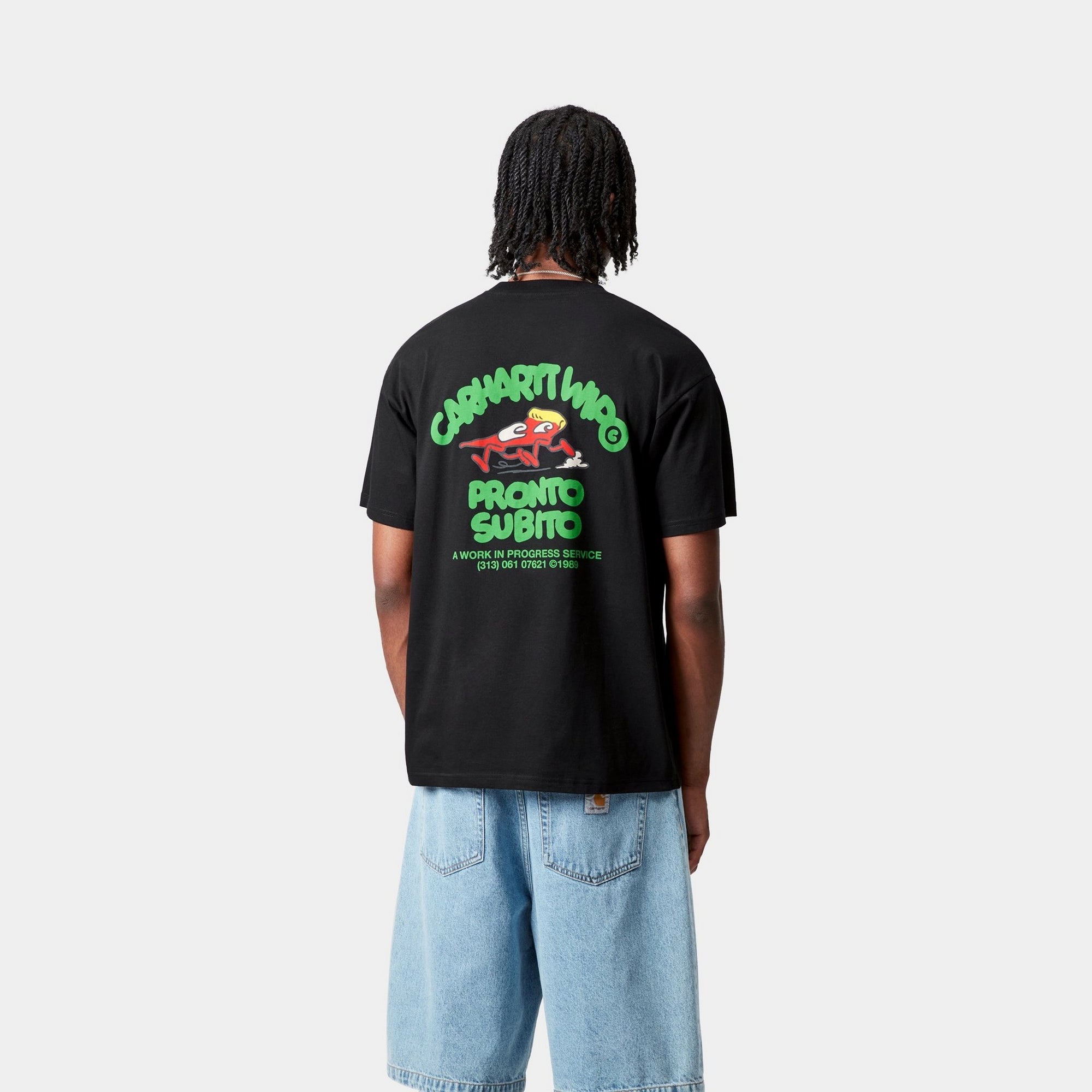 Pronto Men's Black T-Shirt | Comfortable Cotton Tee for Casual Wear, Gym & Everyday Outfits