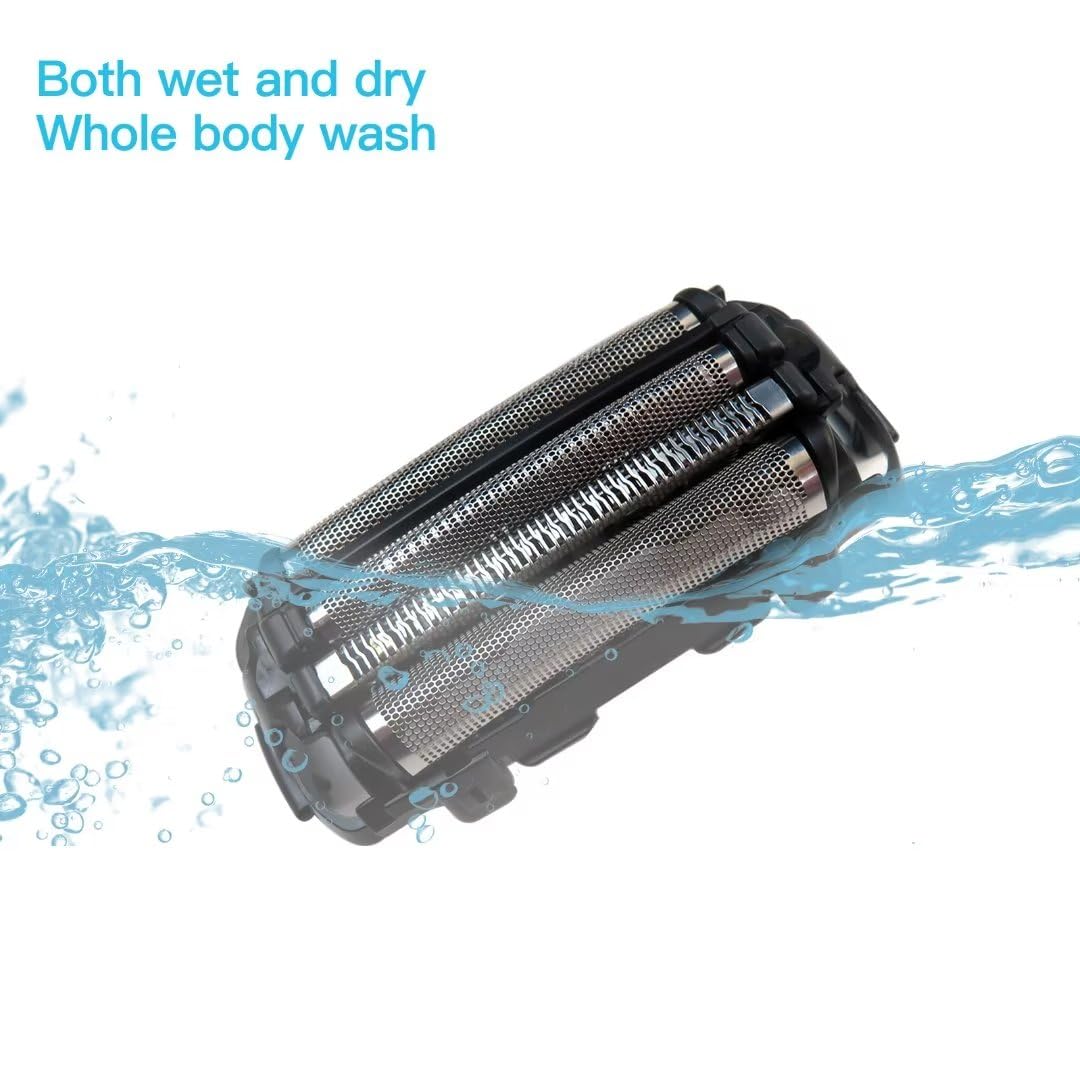 Panasonic ES-LA63AA Replacement Inner Blade & Outer Foil Set for 4-Blade Shaver - Compatible with ES-LA63-S & A-RC4 Models - Smooth Shaving for Men - Perfect for Travel & Daily Grooming