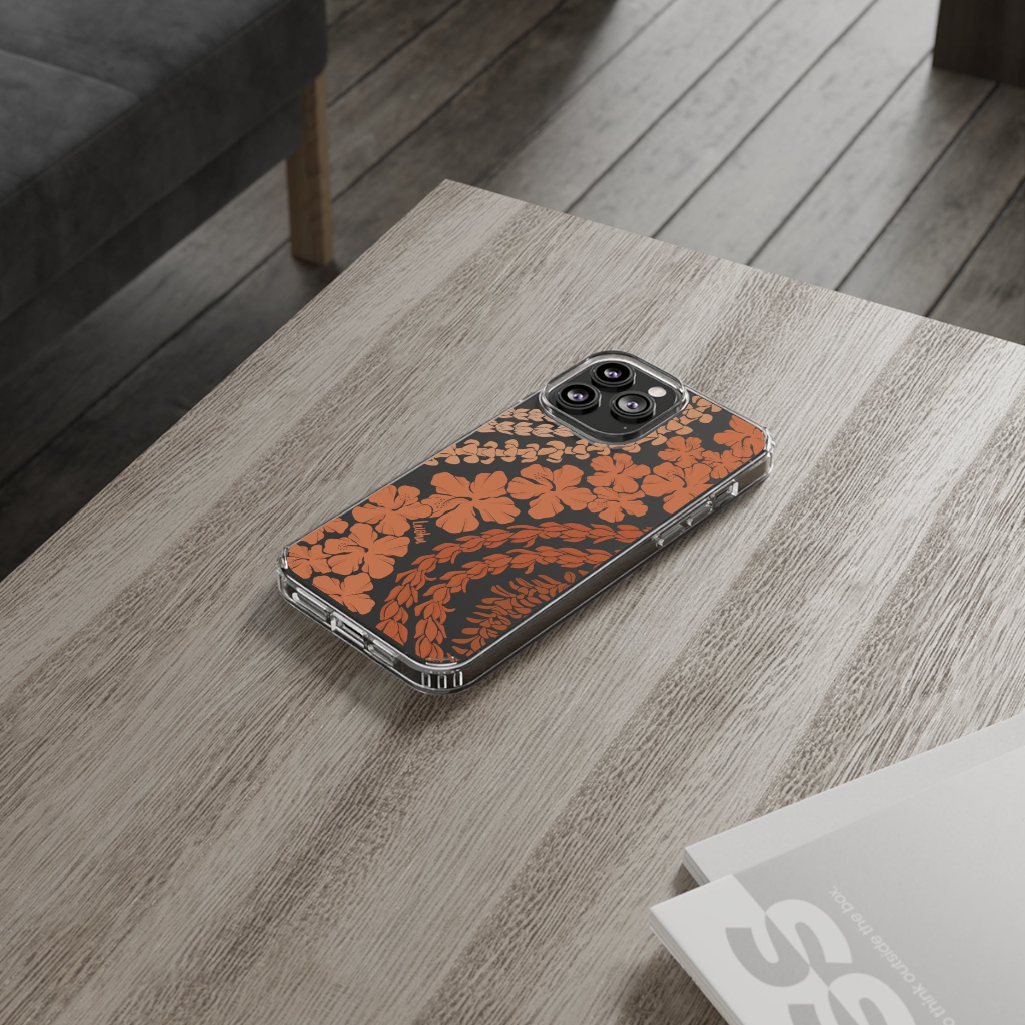 Groovy Lei Warm Clear Phone Case - Soft & Durable Protective Cover for iPhone & Android - Perfect for Winter, Outdoor Activities & Everyday Use