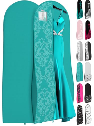 Teal Blue and White Damask
