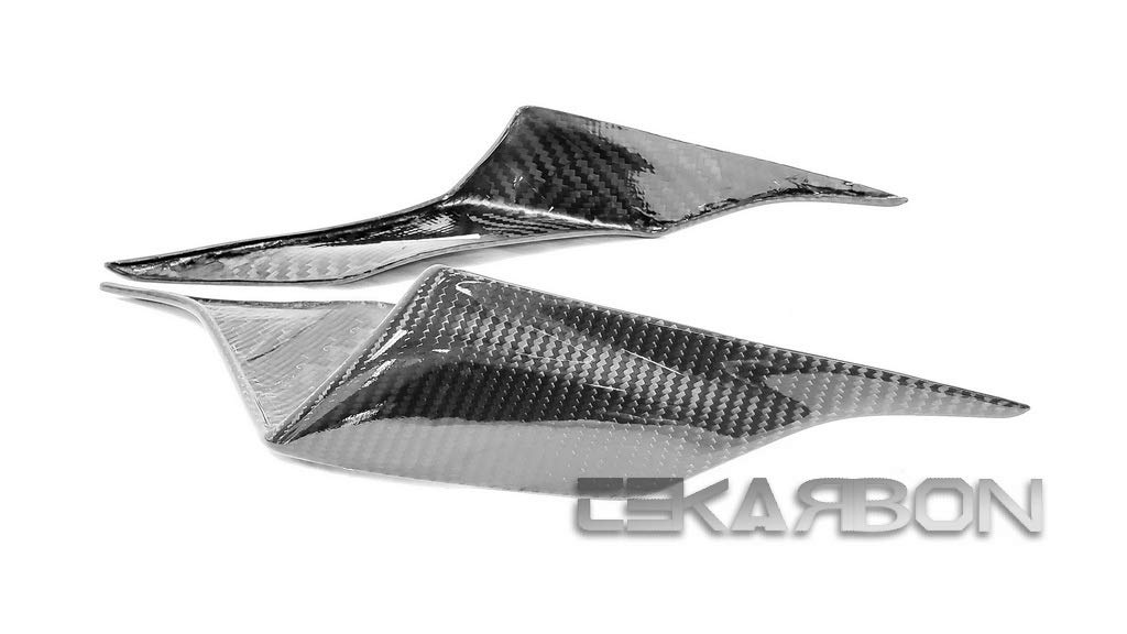 Carbon Fiber Tail Side Fairings for Yamaha YZF R6 (2017-2020) - 2x2 Twill Weave - Lightweight Motorcycle Body Kit for Racing & Street Performance
