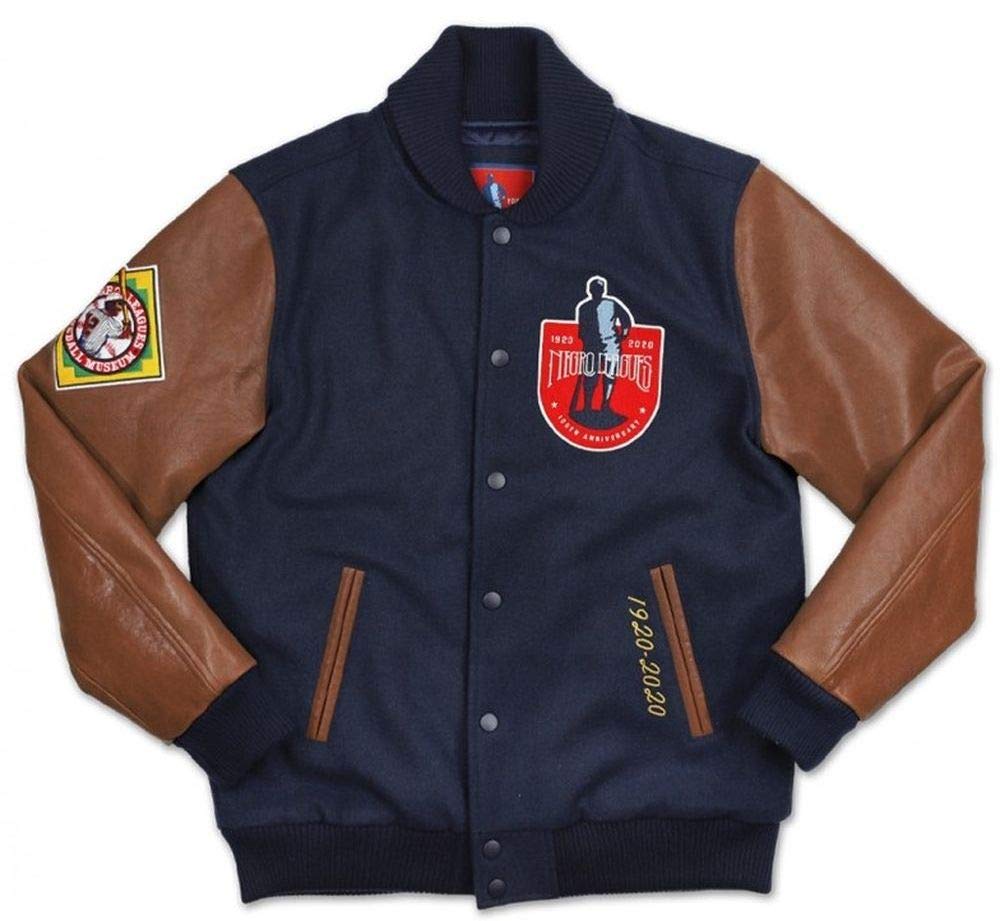 Big Boy Headgear NLBM Negro Leagues Centennial Varsity Wool Jacket - Vintage Baseball Apparel for Men | Perfect for Sports Fans, Retro Fashion & Collectors