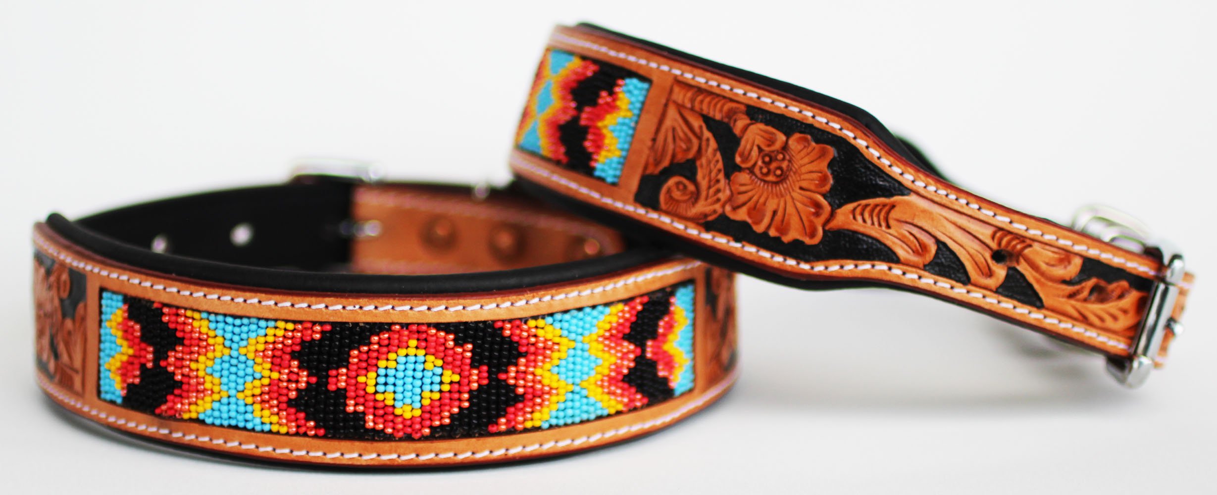 **Genuine Cow Leather Dog Collar for Puppies - Soft Padded Pet Collar with Durable Buckle - Perfect for Training, Walks & Everyday Use**