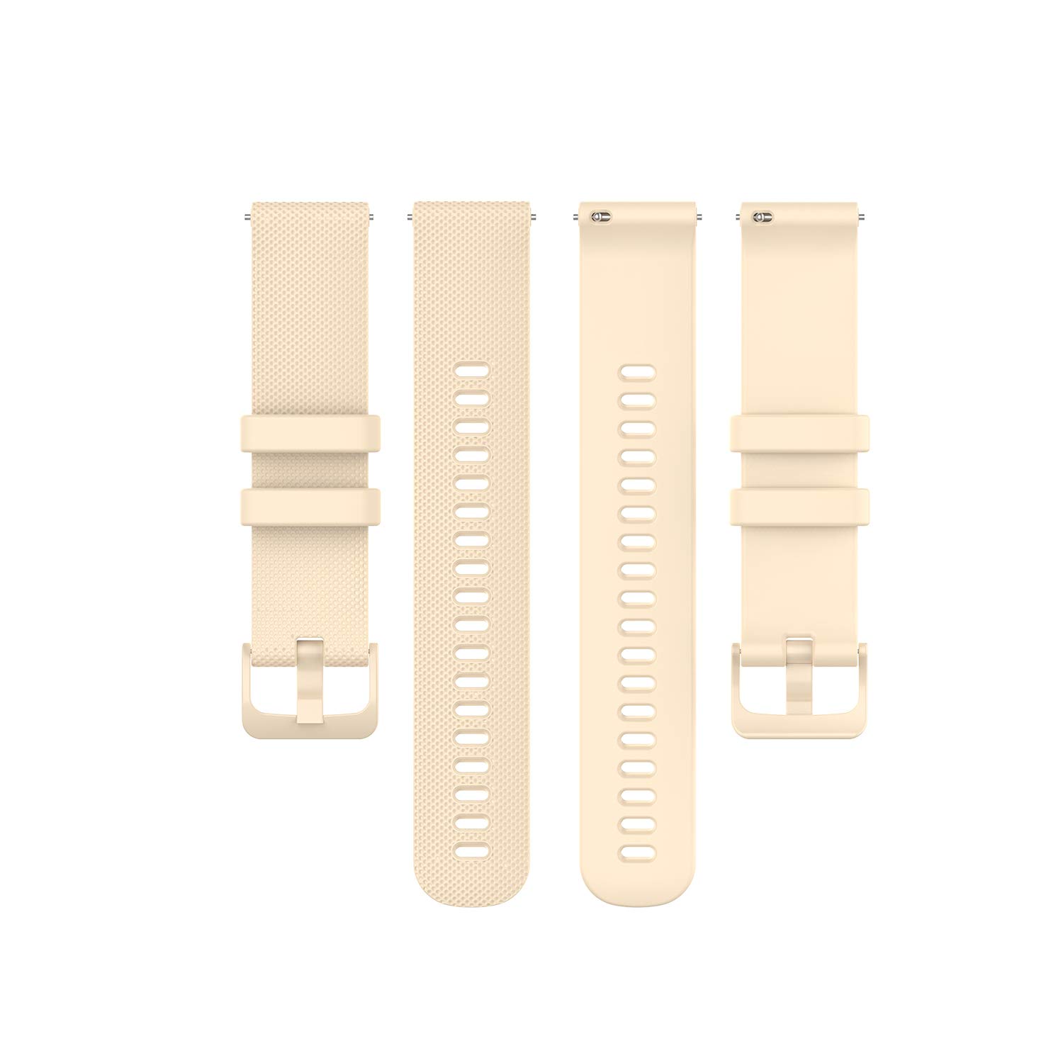 ECSEM Compatible 22mm Replacement Watch Band for Fossil Gen 5 Carlyle & Julianna Smartwatches - Soft Durable Silicone Strap for Men & Women - Perfect for Workouts, Office Wear & Everyday Use