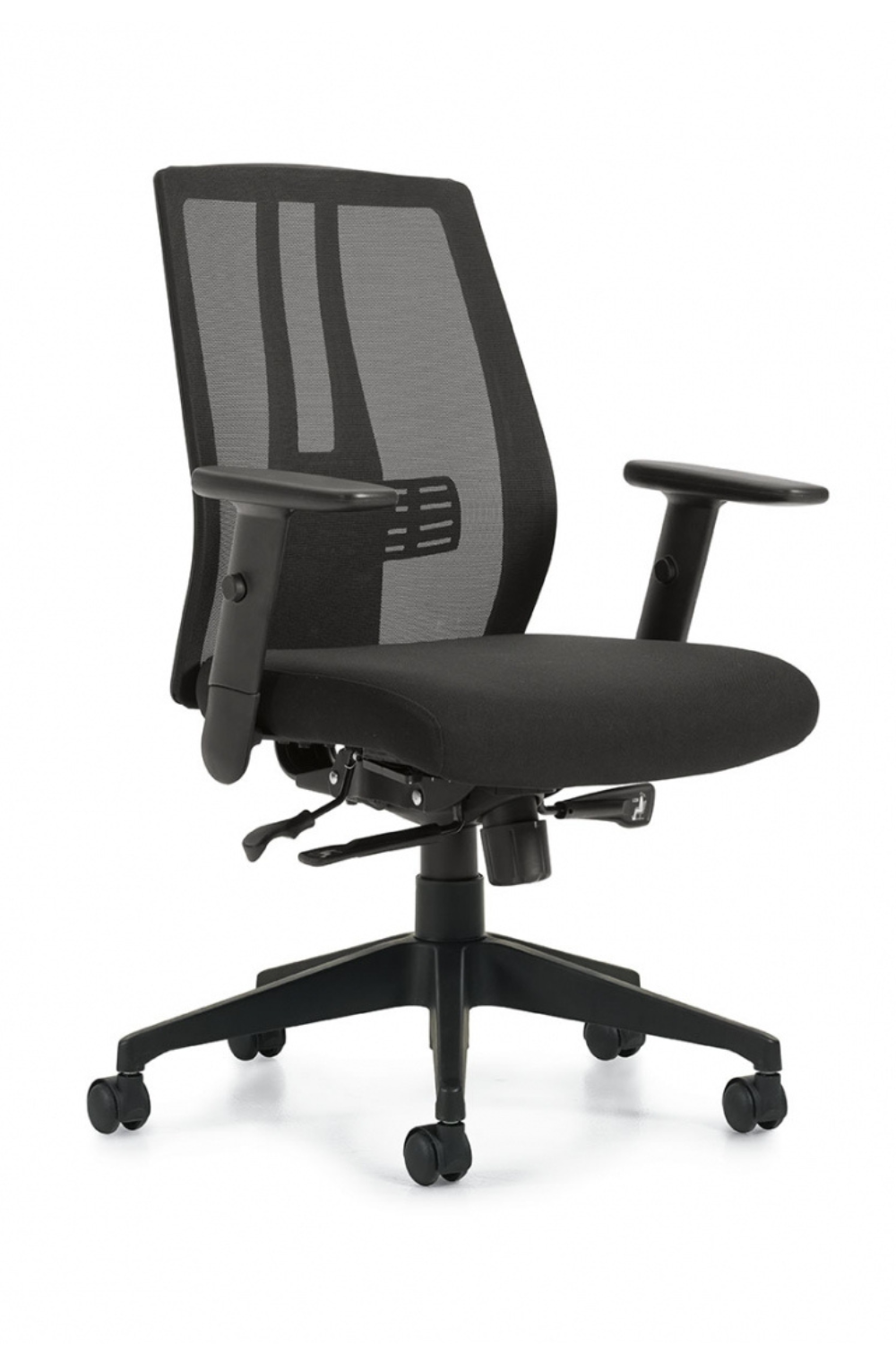 OTG Mesh Back Synchro Tilter Office Chair - Ergonomic Adjustable Lumbar Support & Tilt Mechanism (Model OTG10707B) - Perfect for Home Office, Gaming & Workspace Comfort