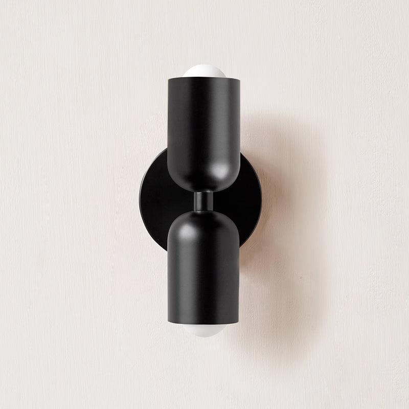 Modern Double Wall Lamp - Sleek Two-Tone Design for Bedroom, Living Room & Hallway Lighting - Energy Efficient LED Wall Sconce for Home Decor