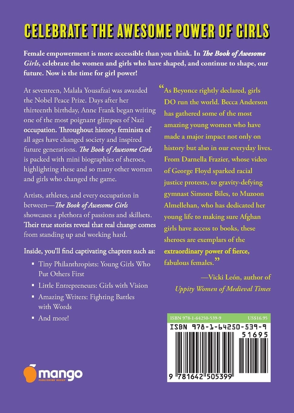 The Book of Awesome Girls: Inspiring Stories of Female Empowerment for Young Women | Motivational Gift for Teens & Daughters | Perfect for Women's History Month & Girl Power Events