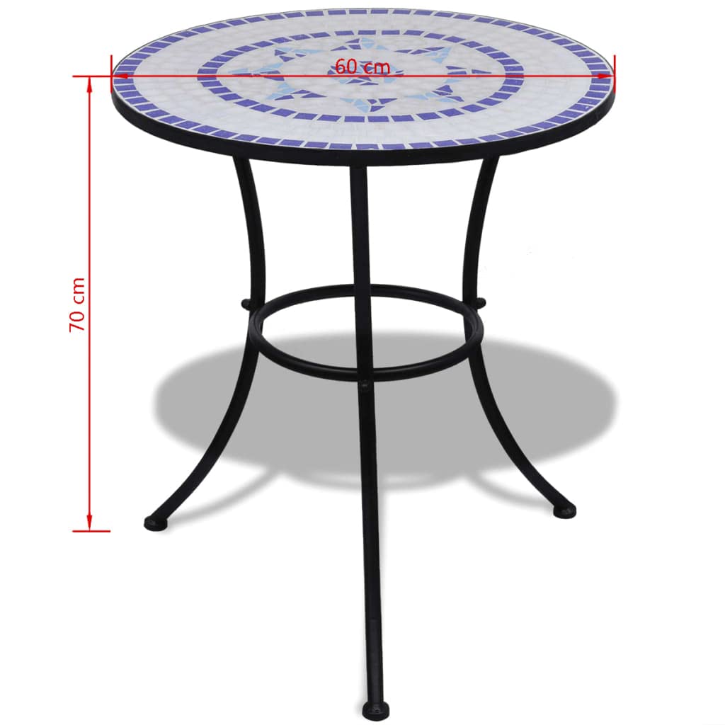 CHARMMA Mosaic Bistro Table - 23.6
