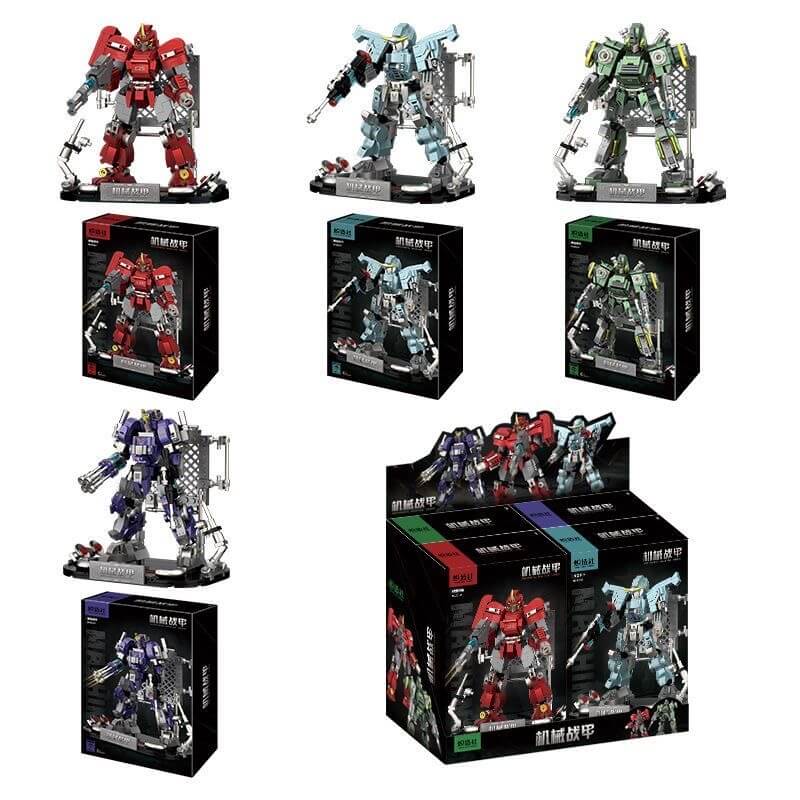 CREATE WITH PASSION 4-in-1 Mechanical Armor Building Kit - STEM Educational Toy for Kids & Adults - Perfect for DIY Projects, Robot Enthusiasts & Creative Play