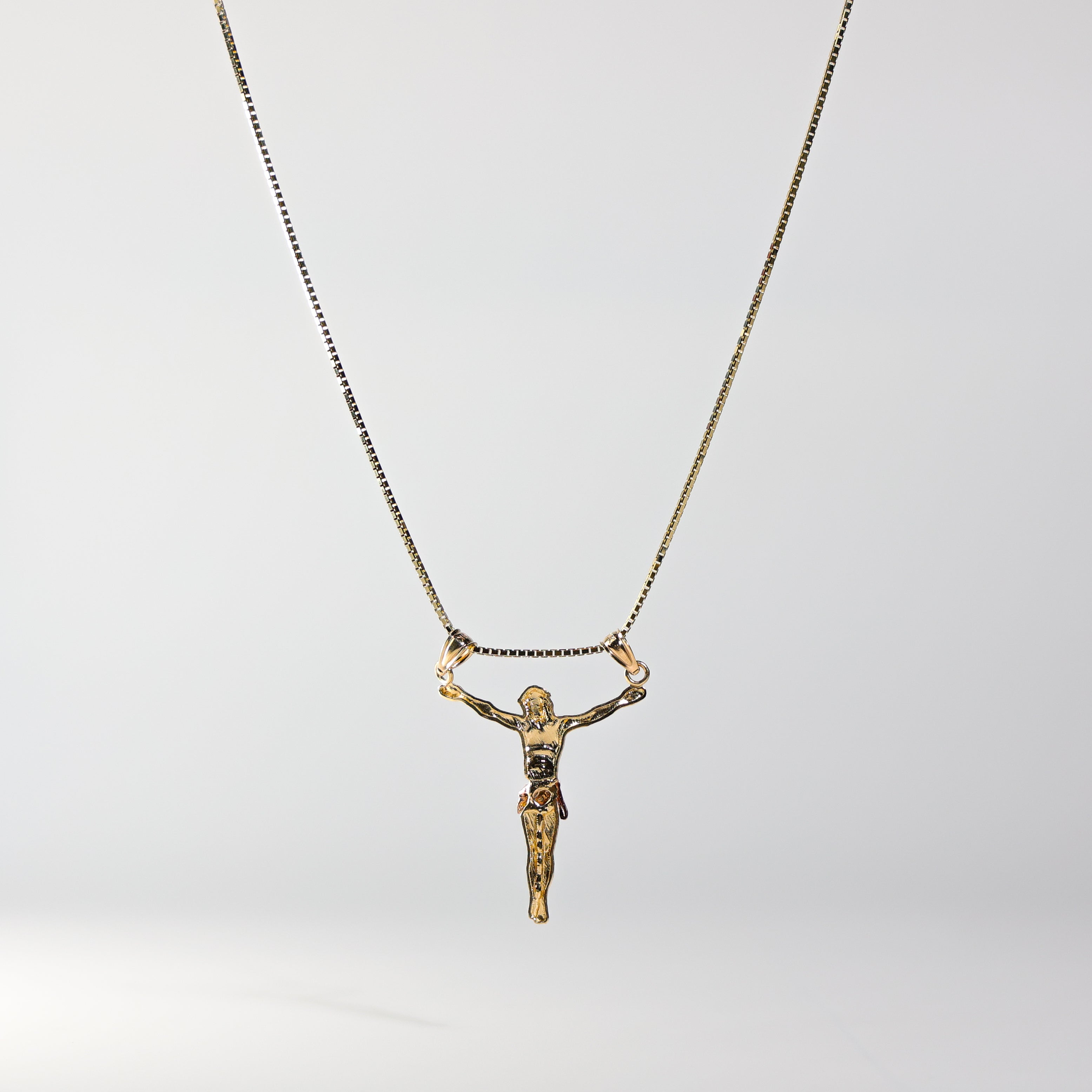 Gold Large Jesus Christ Body Pendant Necklace - Model 0084 - Religious Jewelry for Men & Women - Perfect for Church, Gifts & Faith Expressions