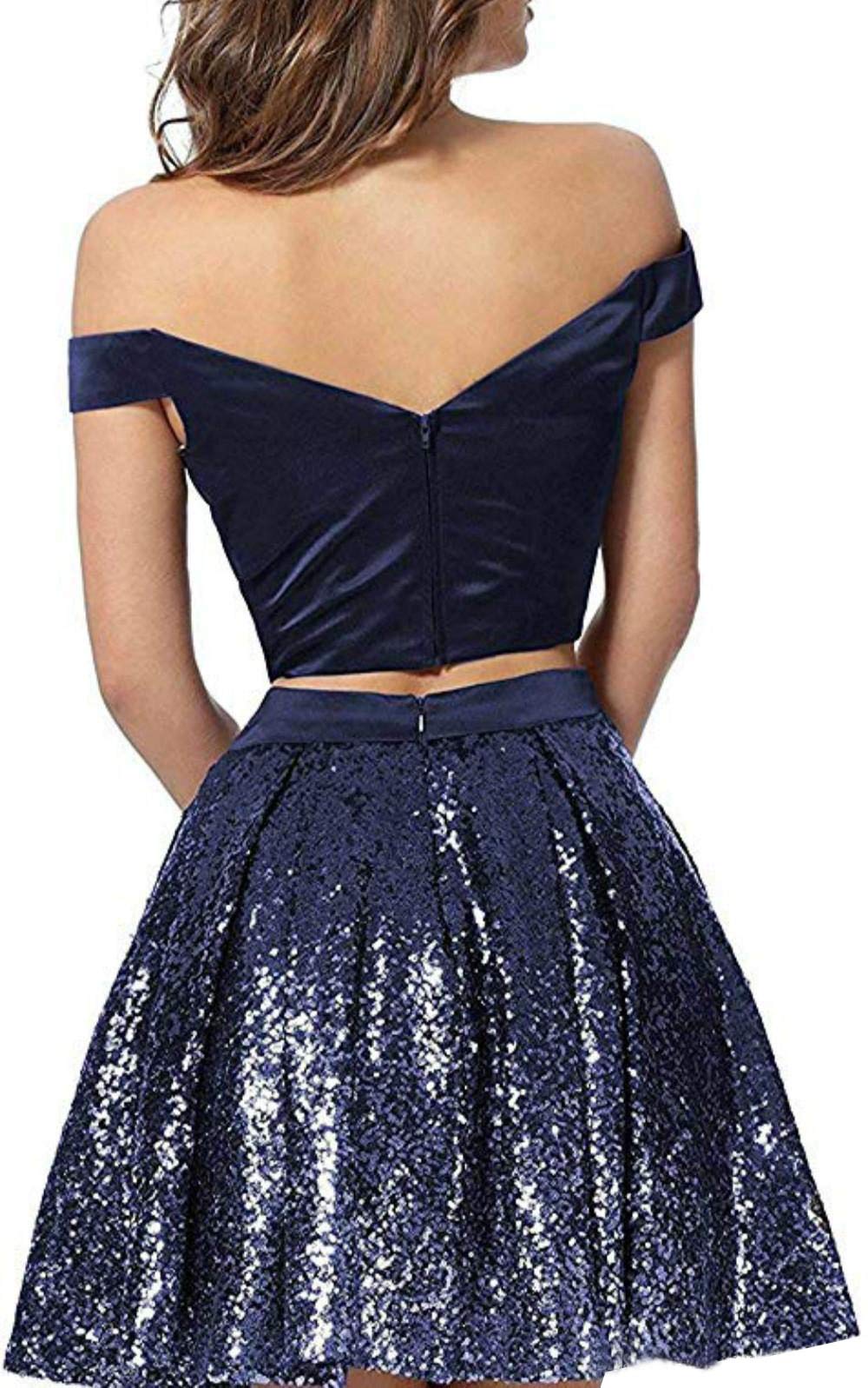 Emanni Women's Off Shoulder Short Homecoming Dress - Junior Prom Formal Gown in Red | Perfect for Dances, Parties & Special Occasions
