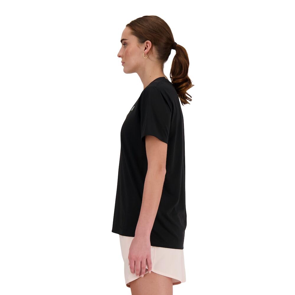 New Balance Women's Sport Essentials T-Shirt - Lightweight Breathable Workout Top for Running, Yoga & Gym - Comfortable Athletic Tee for Active Lifestyles