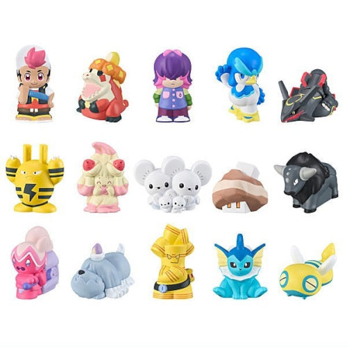 Bandai 1 Inch Pokemon Kids Roy & Traveling Companions Mini Finger Puppet Figures - Perfect for Kids' Playtime, Storytelling & Collectibles