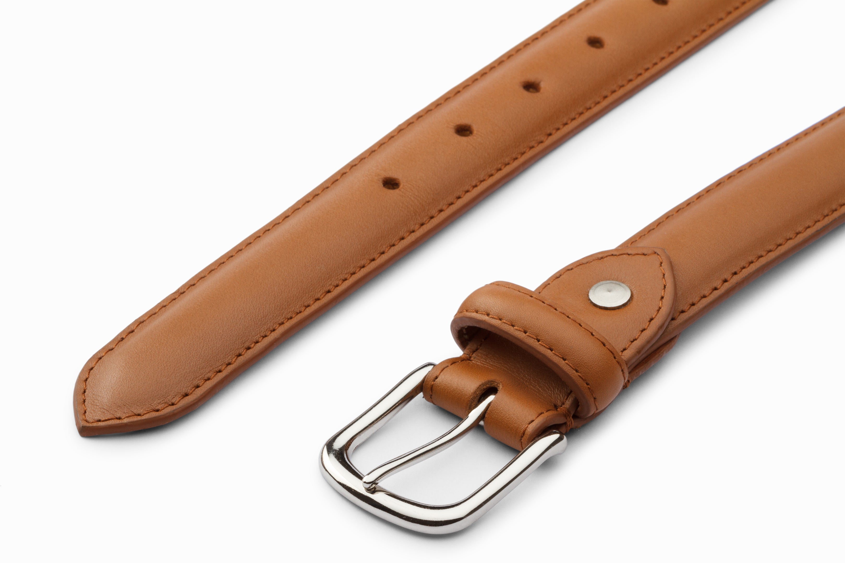 Tan Leather Profile Belt for Men - Small Size Only | Perfect for Casual Wear, Office & Formal Occasions