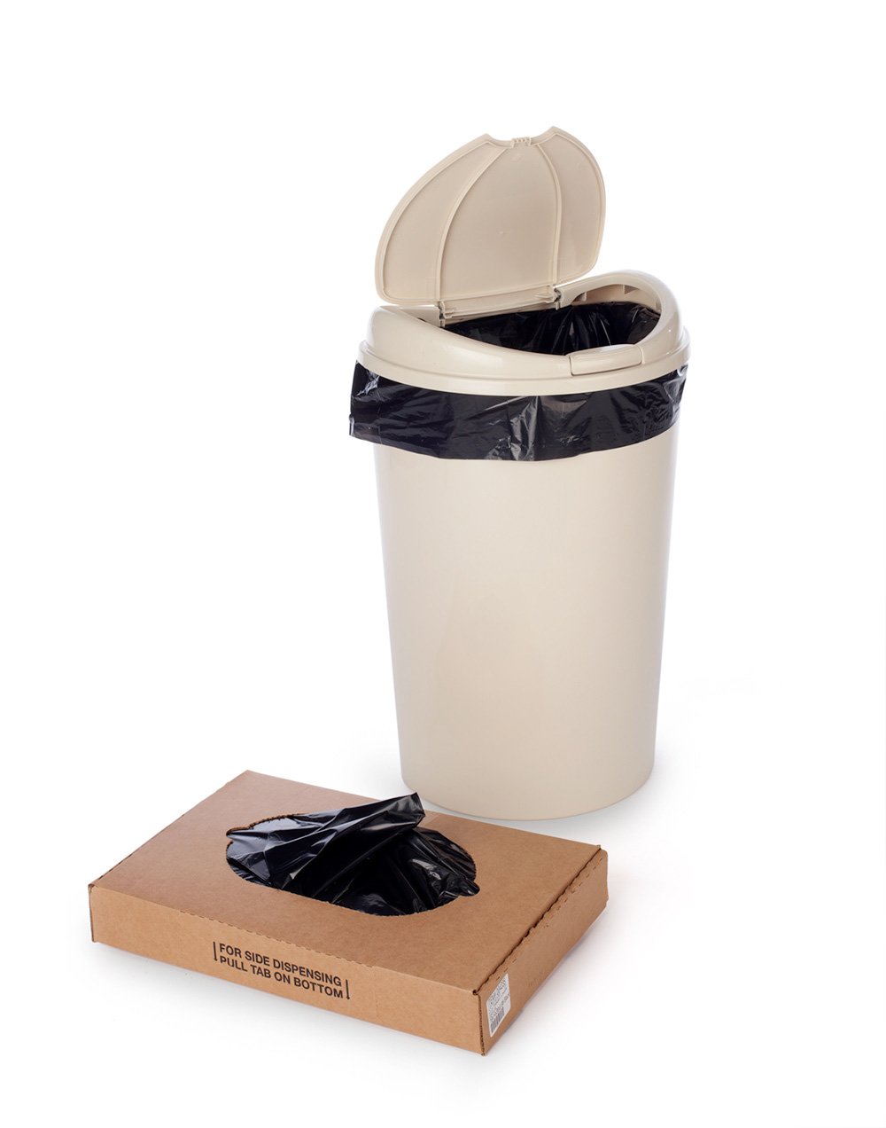 55-60 Gallon Heavy Duty Black Trash Bags - 38